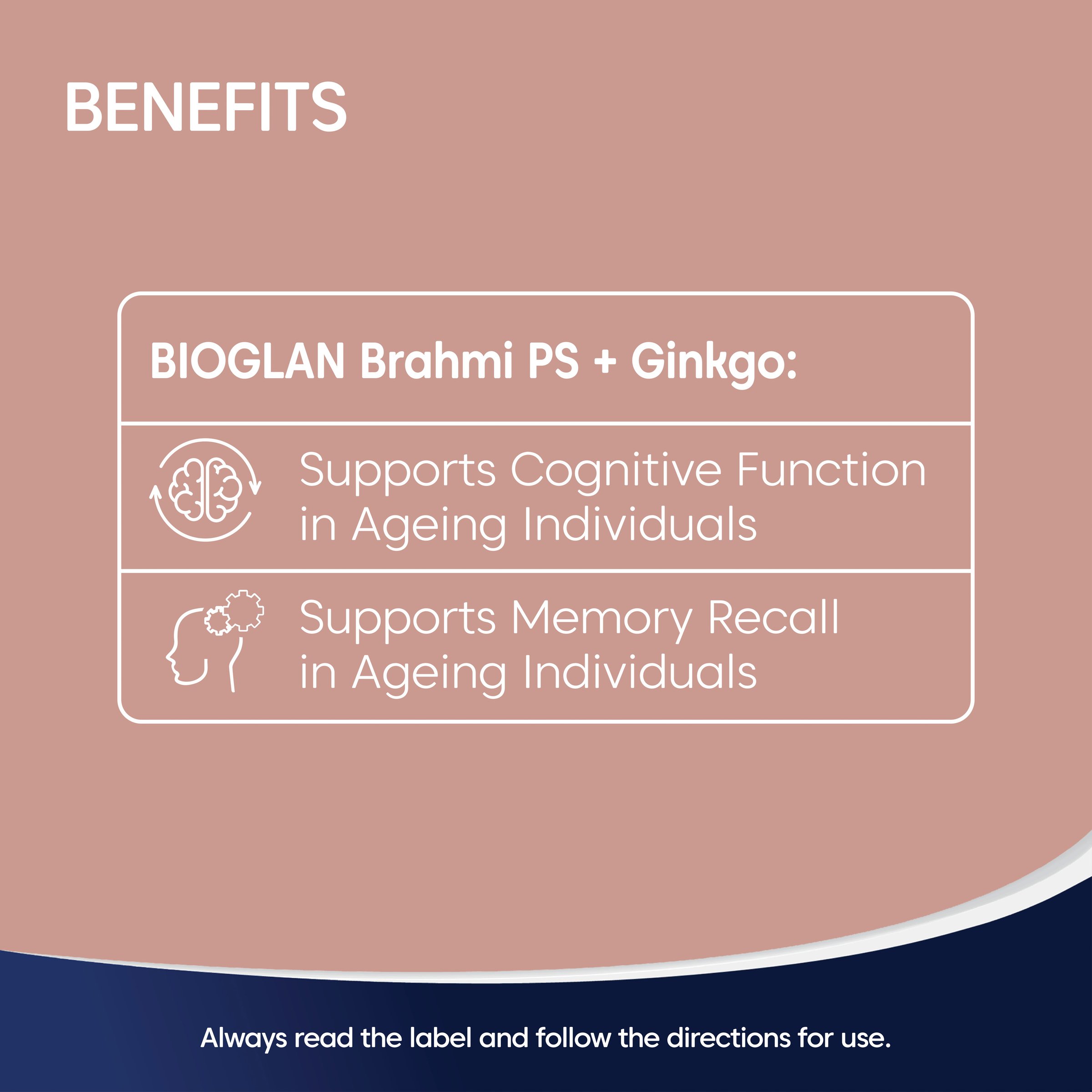 Bioglan Brahmi + PS + Focus 50 soft gel capsules - Image 4