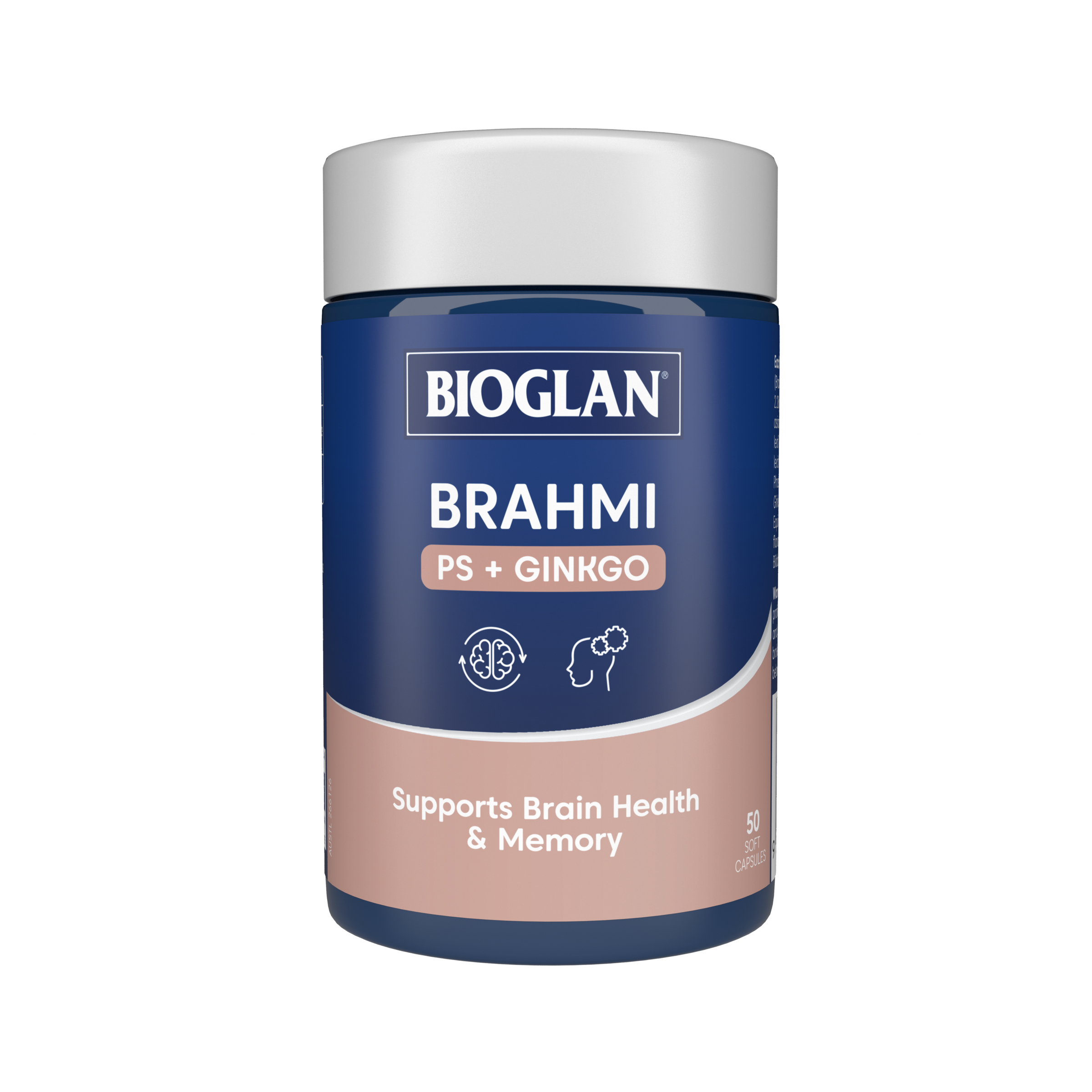 Bioglan Brahmi + PS + Focus 50 soft gel capsules - Image 1