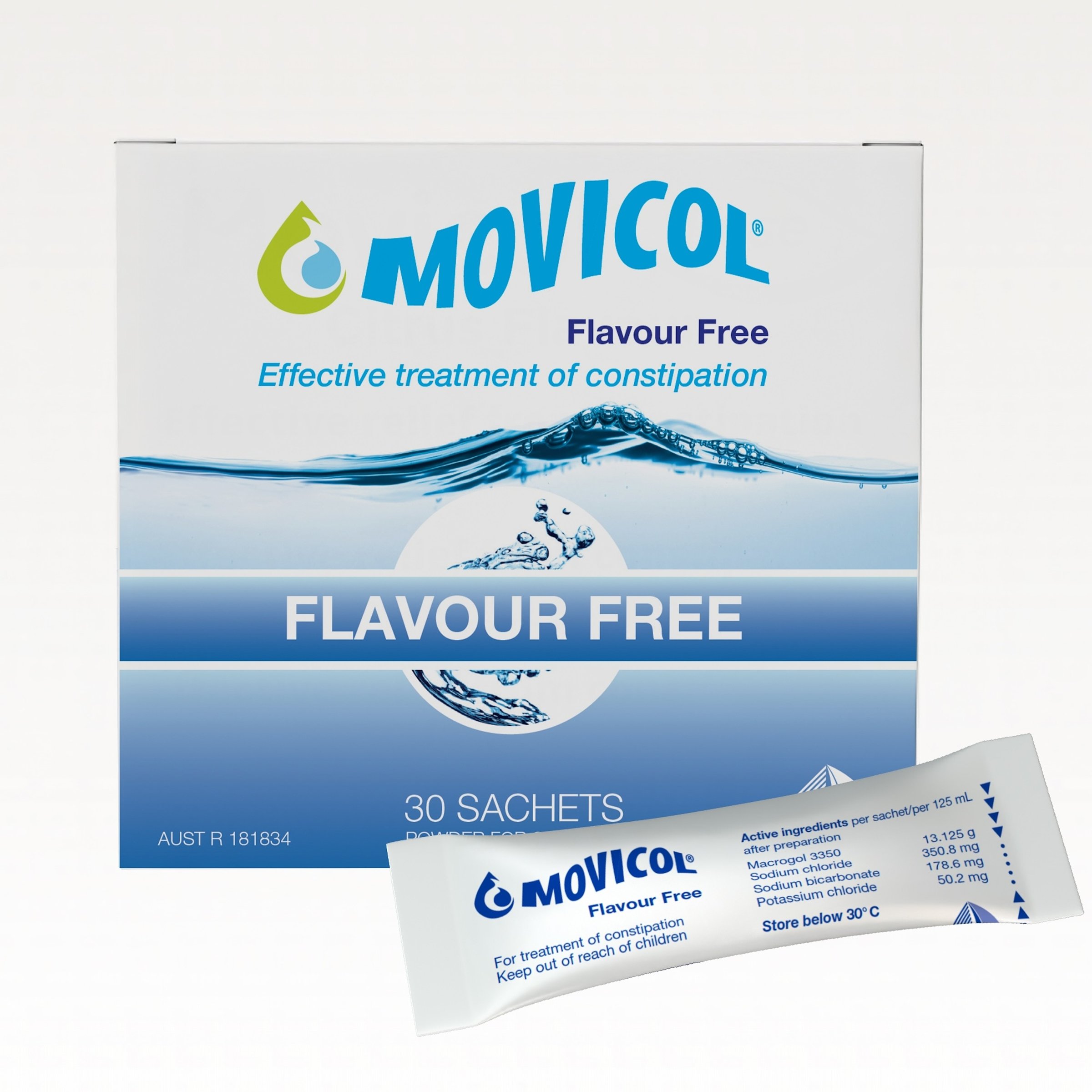 MOVICOL Adult Flavour Free 30 sachets - Image 1