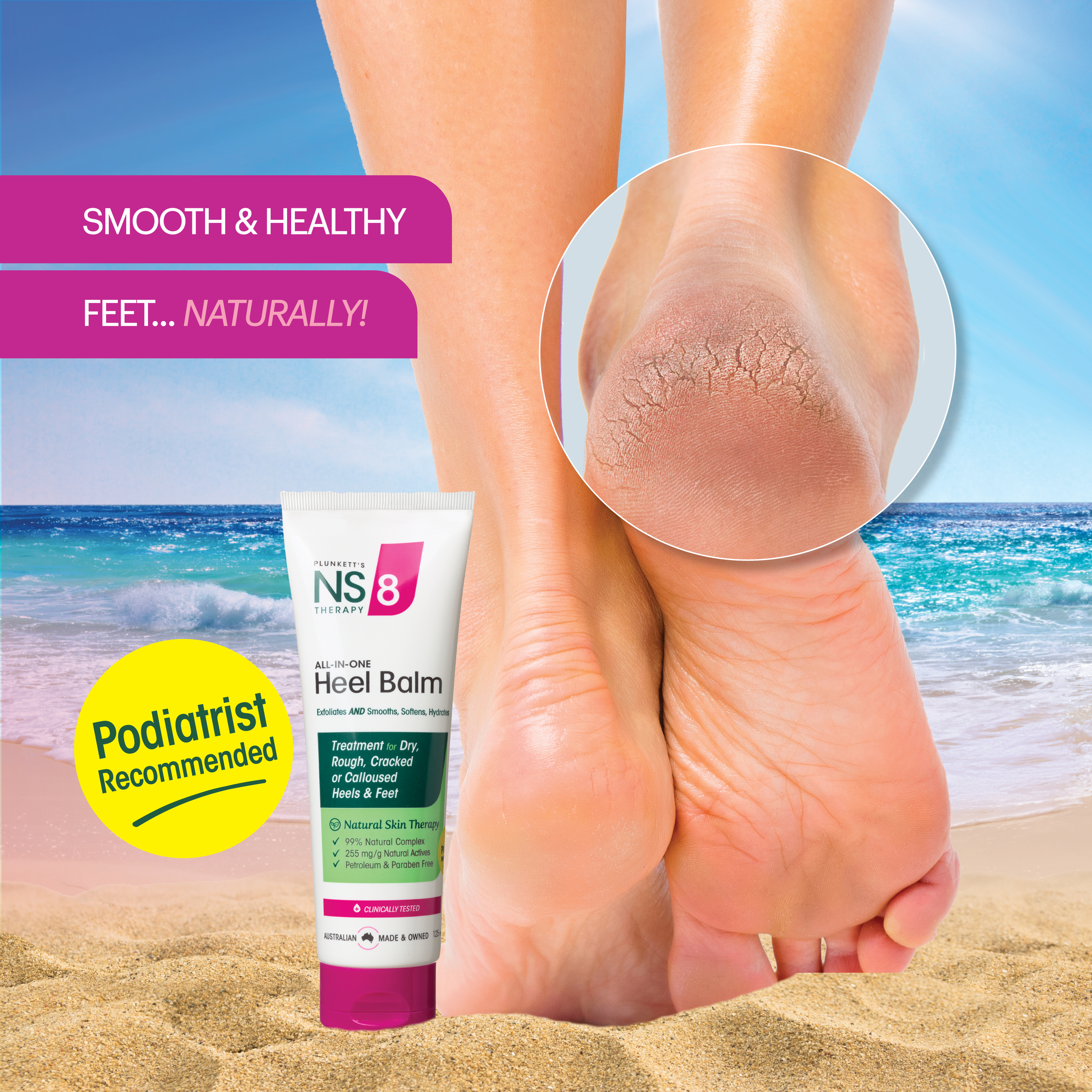 Plunkett's NS8 Heel Balm Complex 125ml - Image 3