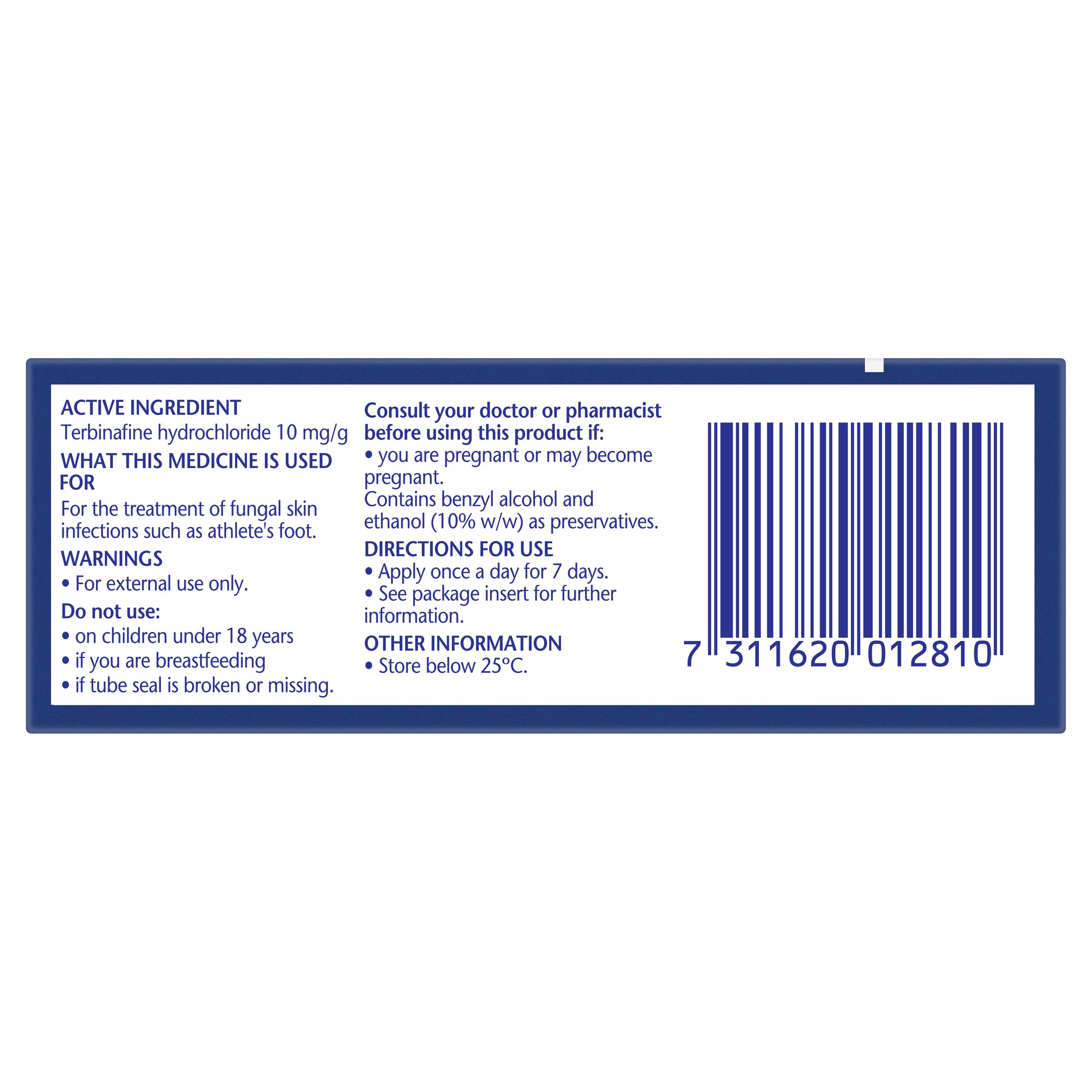 Lamisil DermGel 1% For Athlete's Foot 15g - Image 2