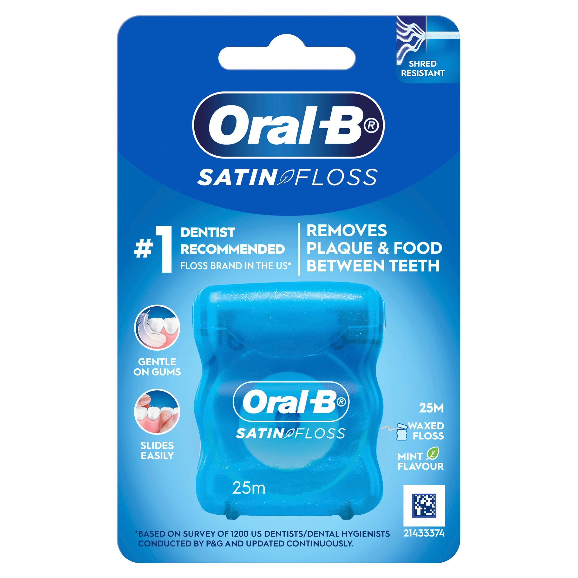 Oral-B Satin Tape Mint 25m - Image 1