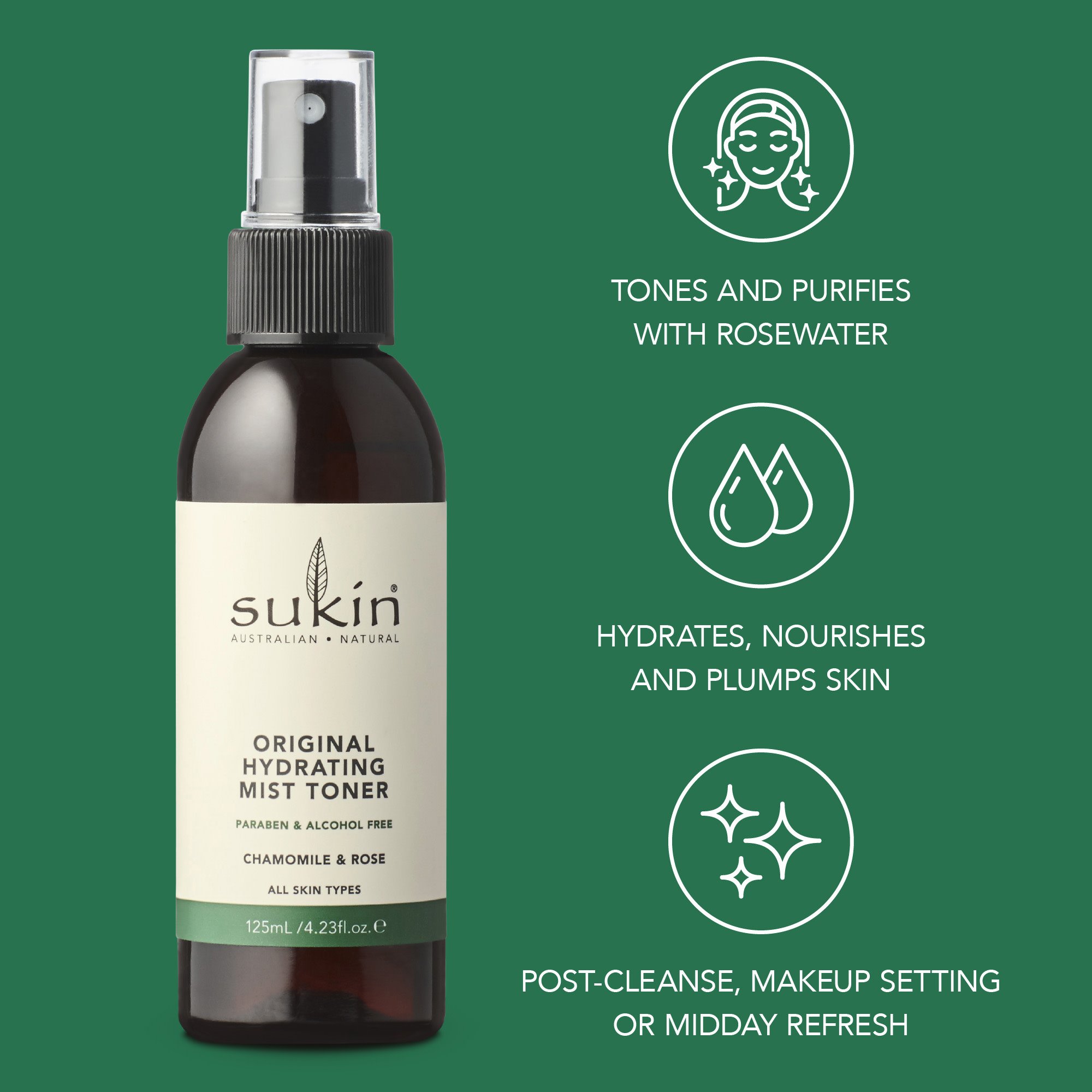 Sukin Hydrating Mist Toner 125ml - Image 8