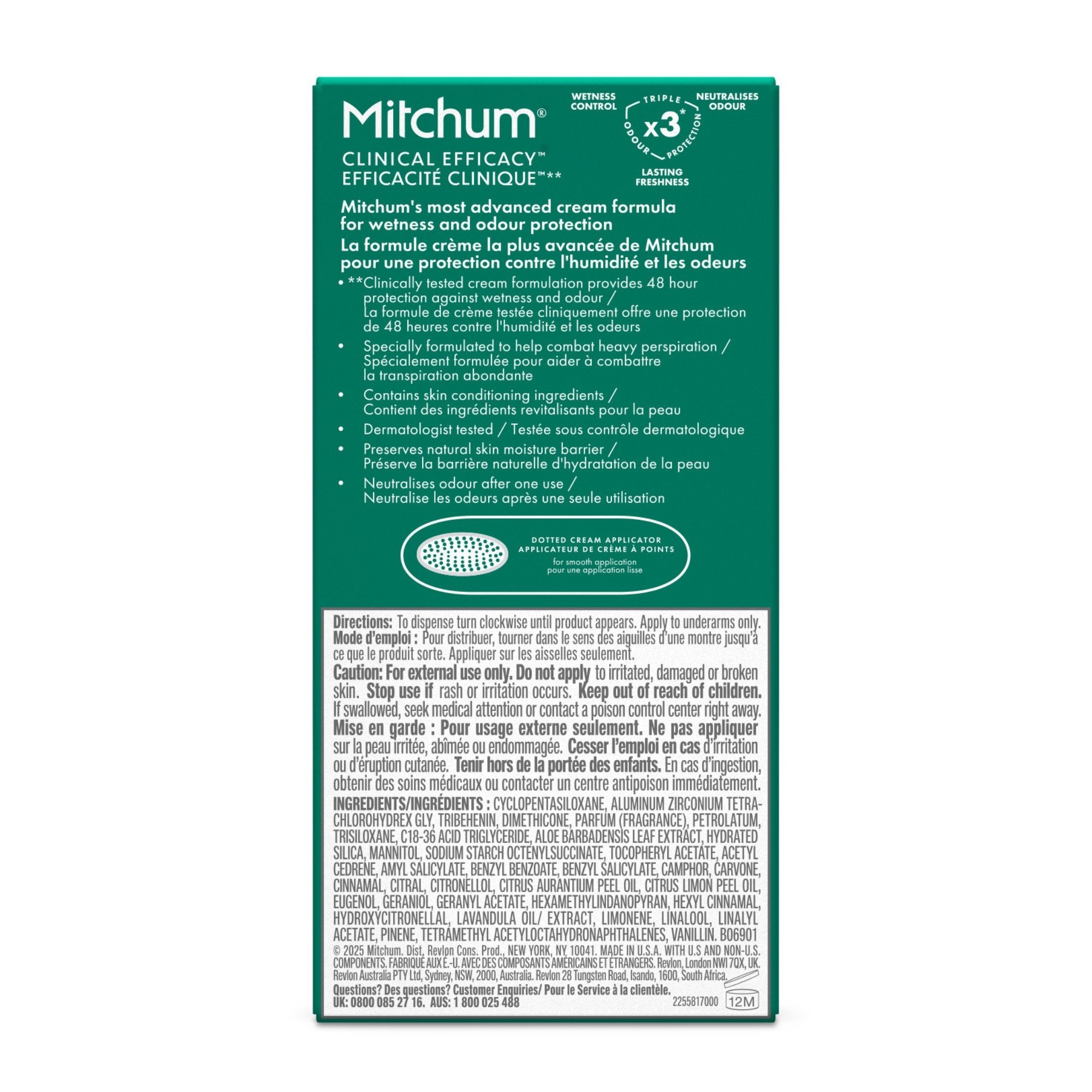 Mitchum Clinical Anti Perspirant & Deodorant Sport For Men 45g - Image 2