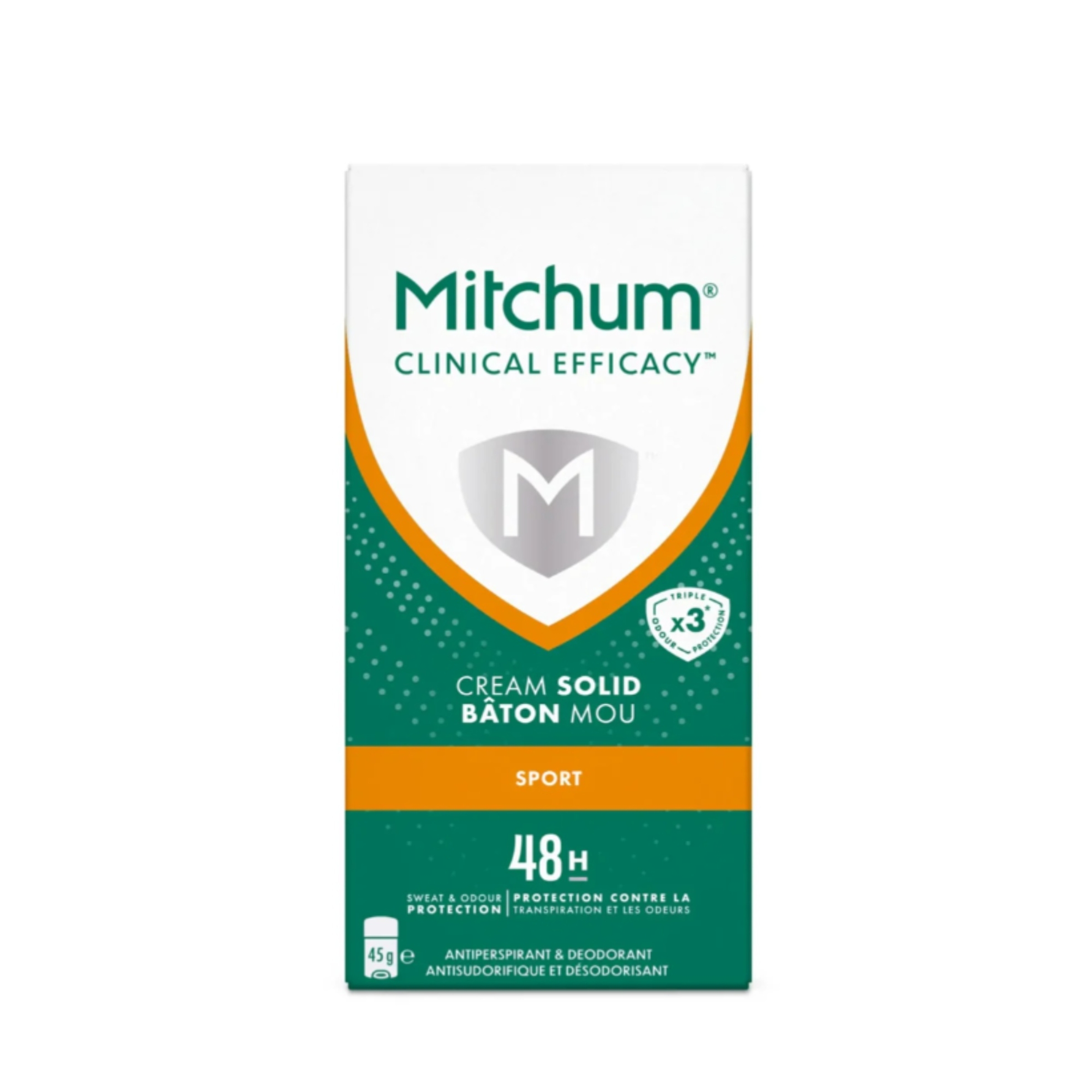 Mitchum Clinical Anti Perspirant & Deodorant Sport For Men 45g - Image 1