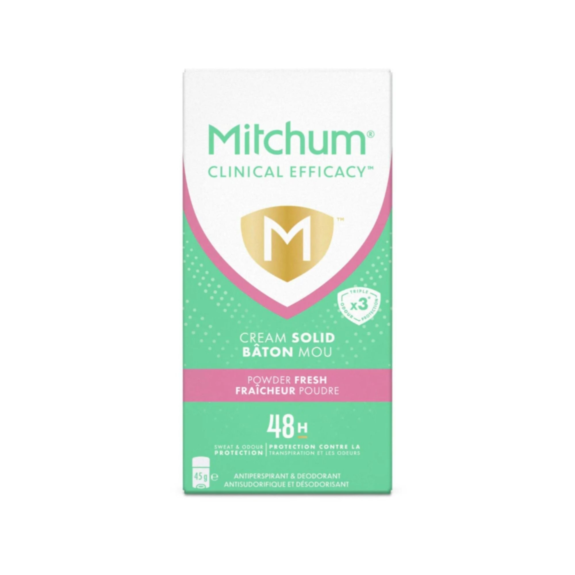 Mitchum Clinical Anti Perspirant & Deodorant Powder Fresh For Women 45g - Image 1