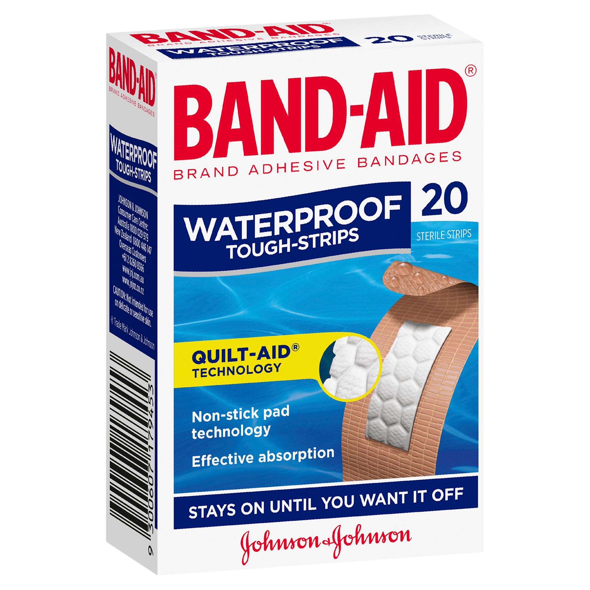 Band-Aid Tough Strips Waterproof Regular 20 pack - Image 5