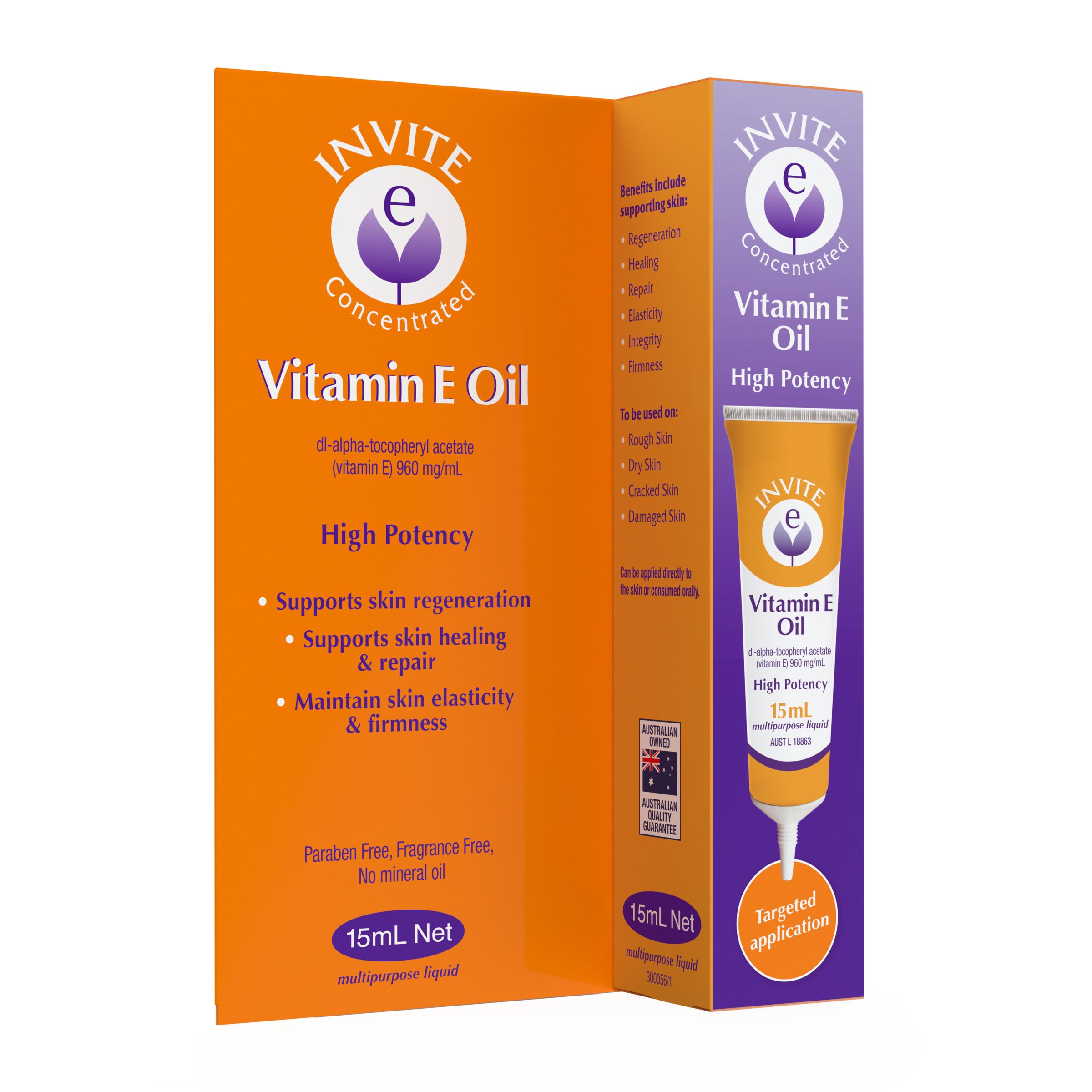 Invite E Vitamin E Oil 15ml - Image 7