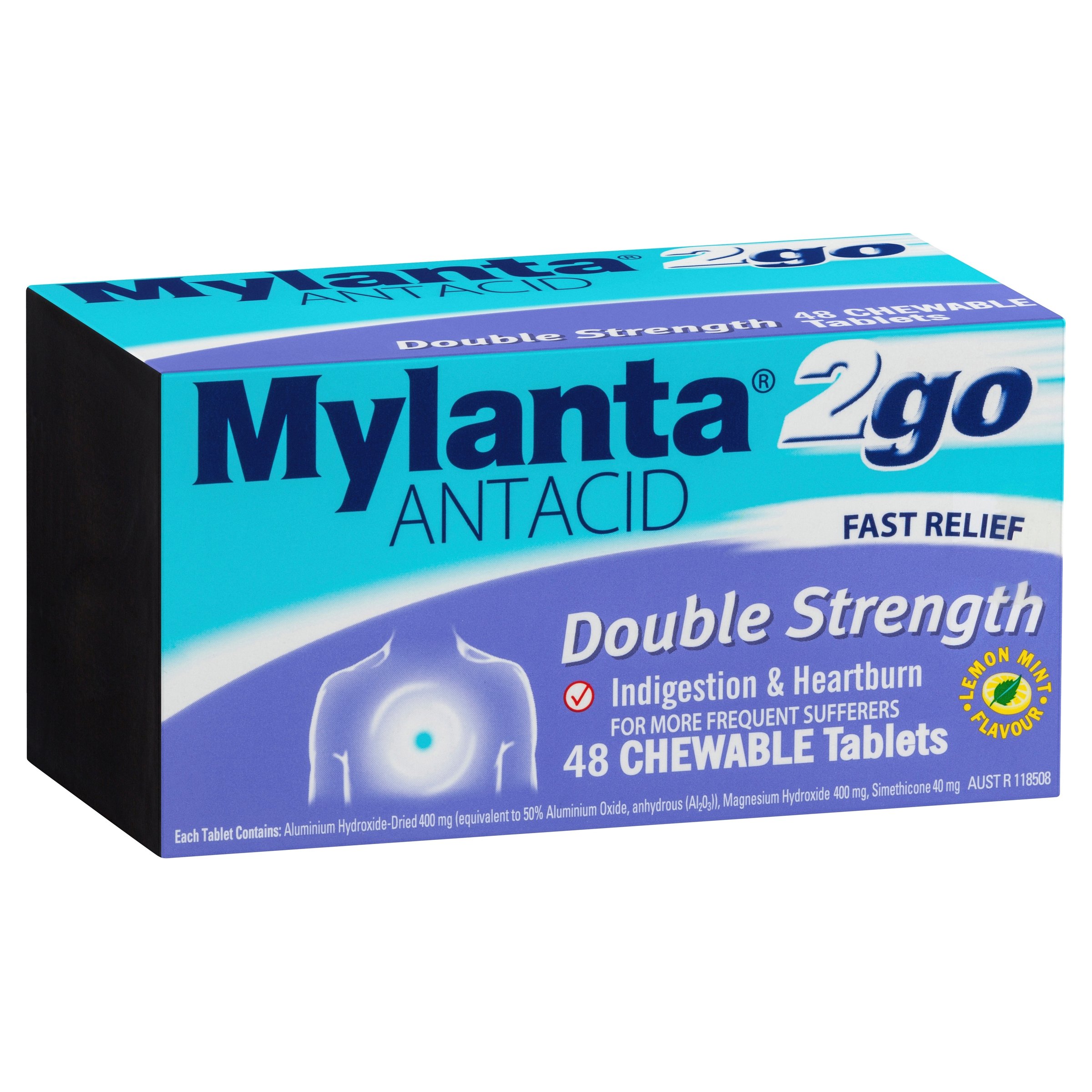 Mylanta 2Go Double Strength 48 chewable tablets - Image 3
