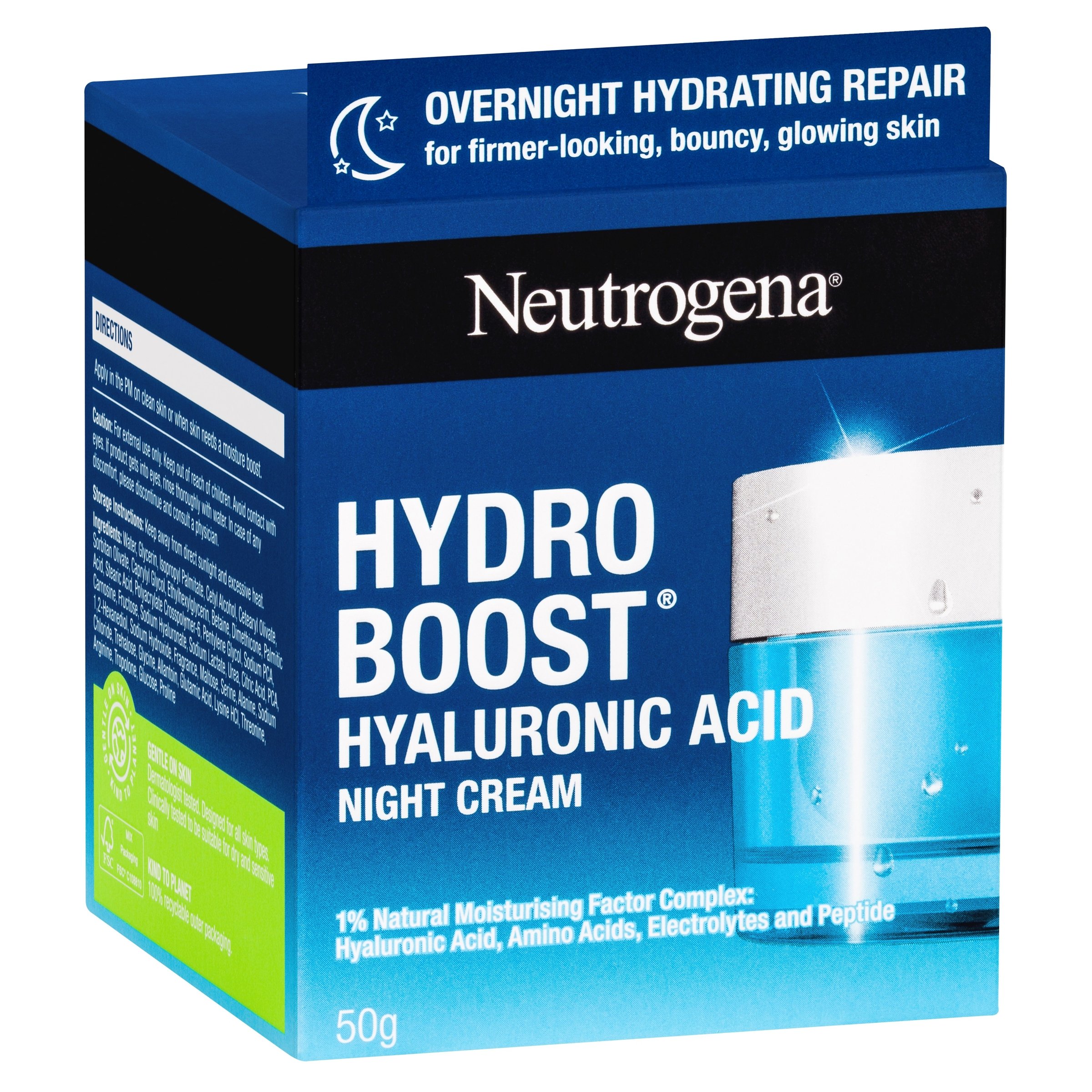 Neutrogena Hydro Boost Hyaluronic Acid Night Cream 50g - Image 10