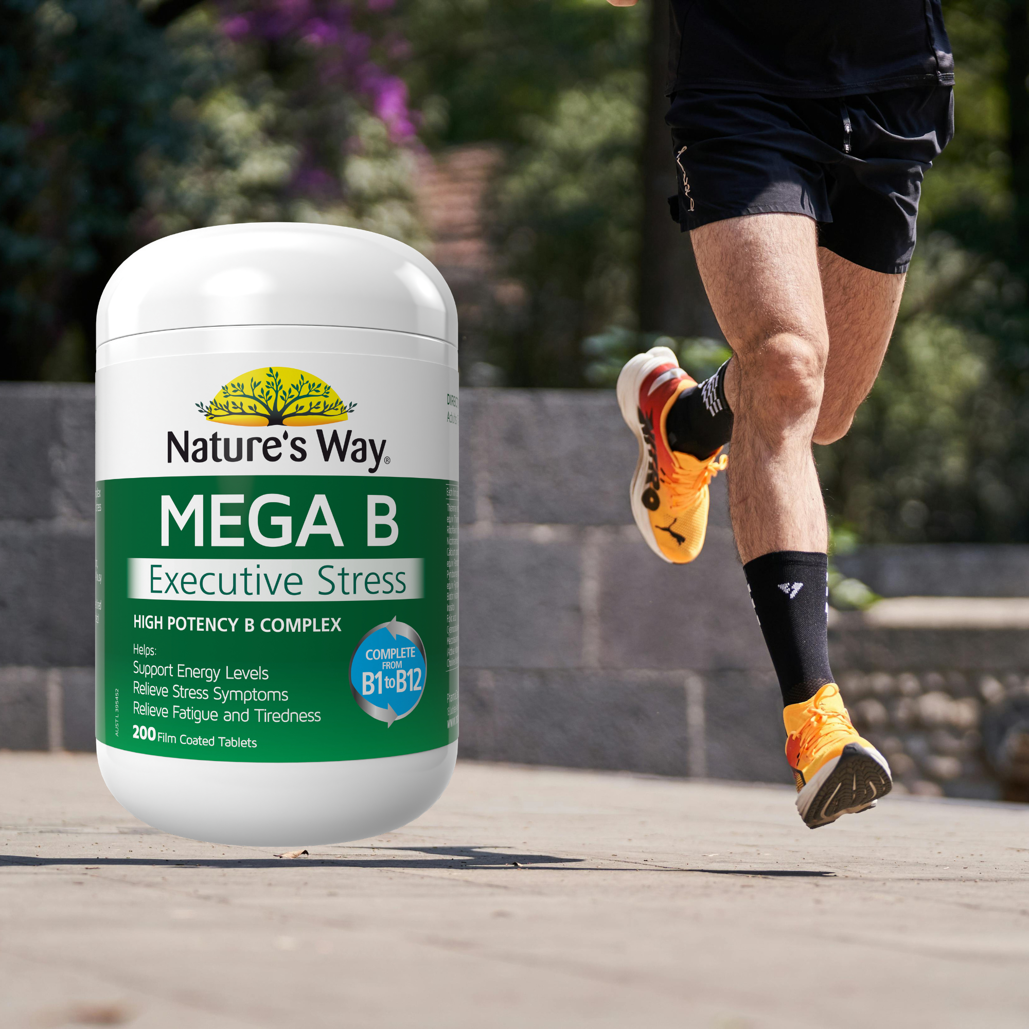 Nature's Way Mega B Executive Stress 200 tablets - Image 4