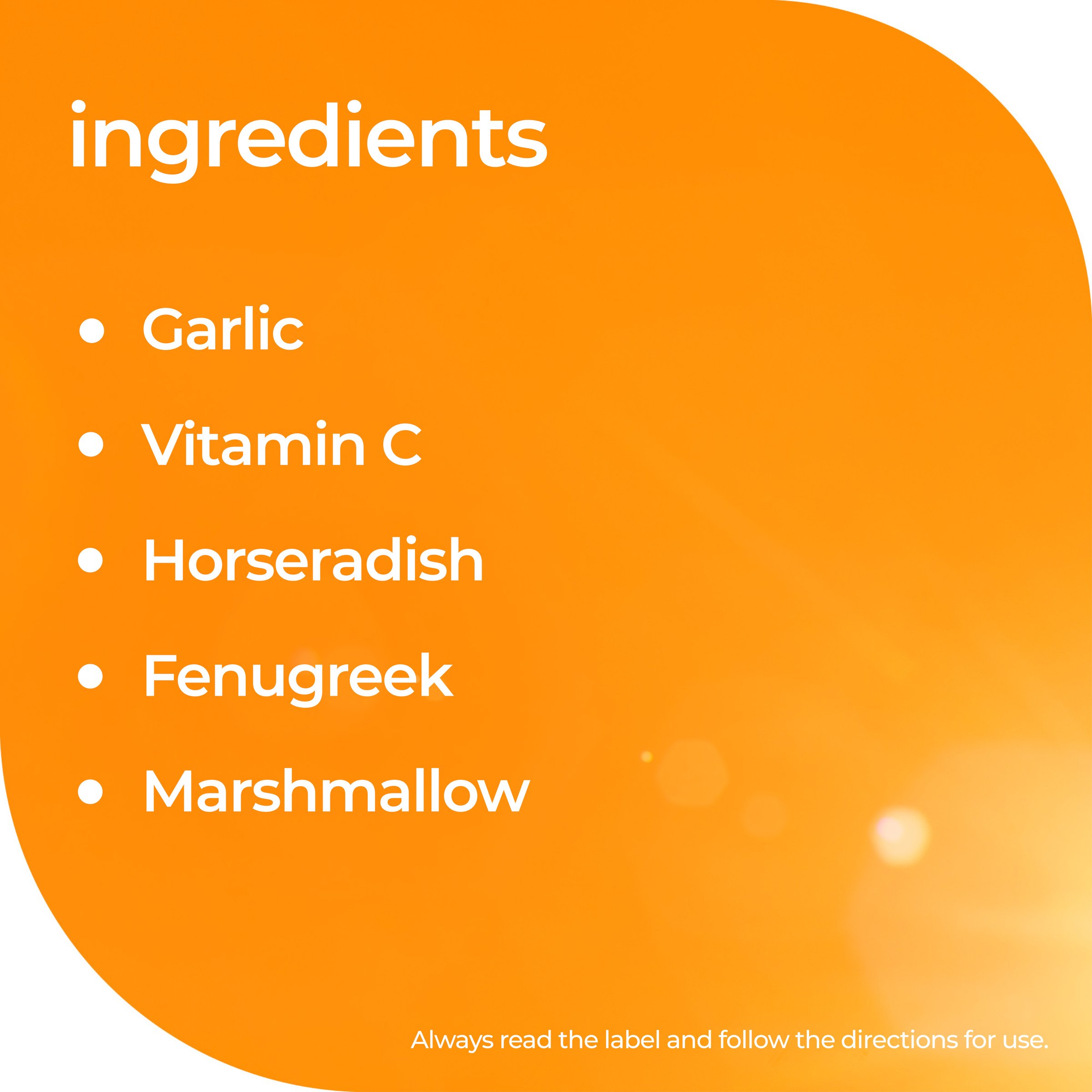 Nature's Way Mega Garlic+C & Horseradish 200 tablets - Image 6