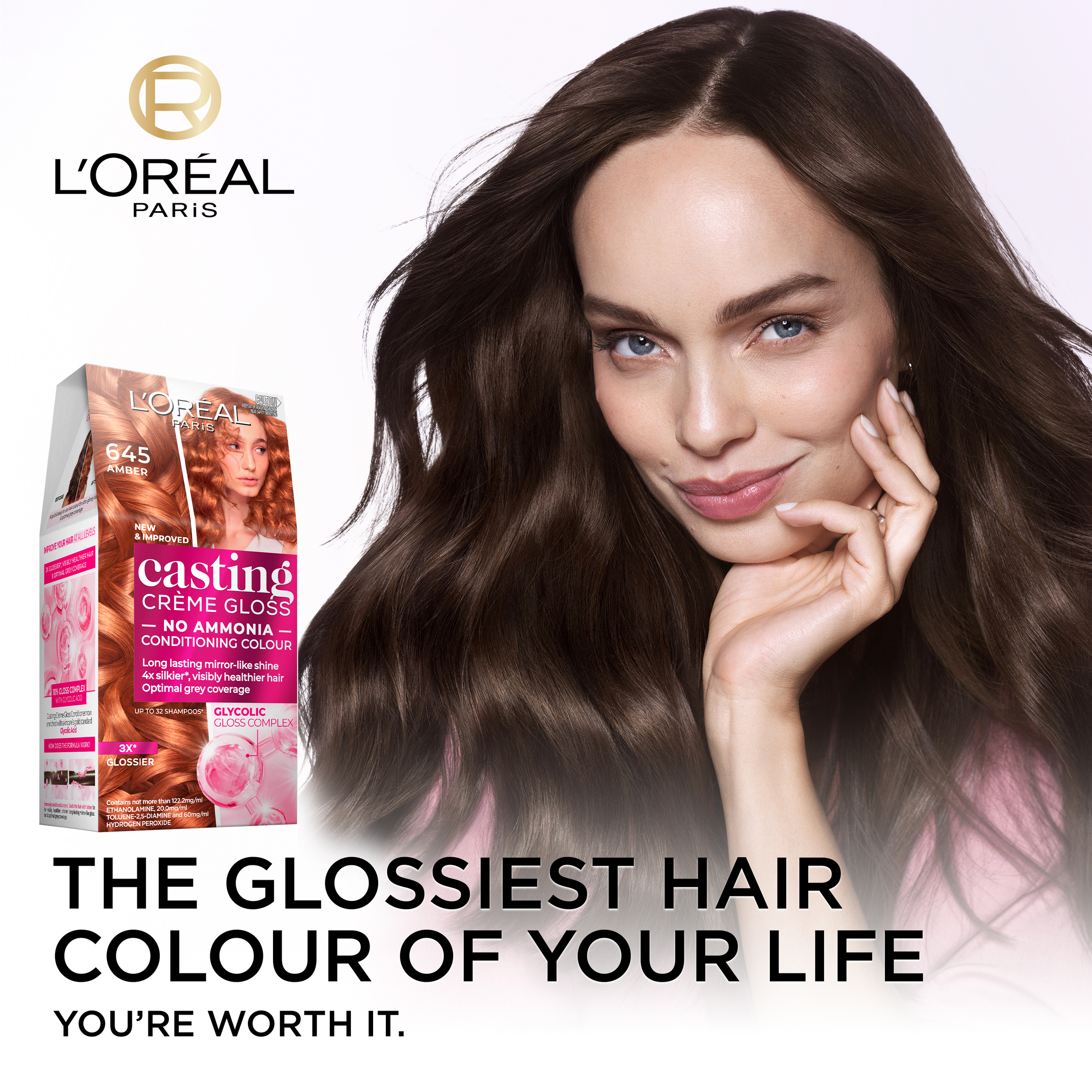 L'Oreal Paris Casting Creme Gloss 645 Amber 1 each - Image 3