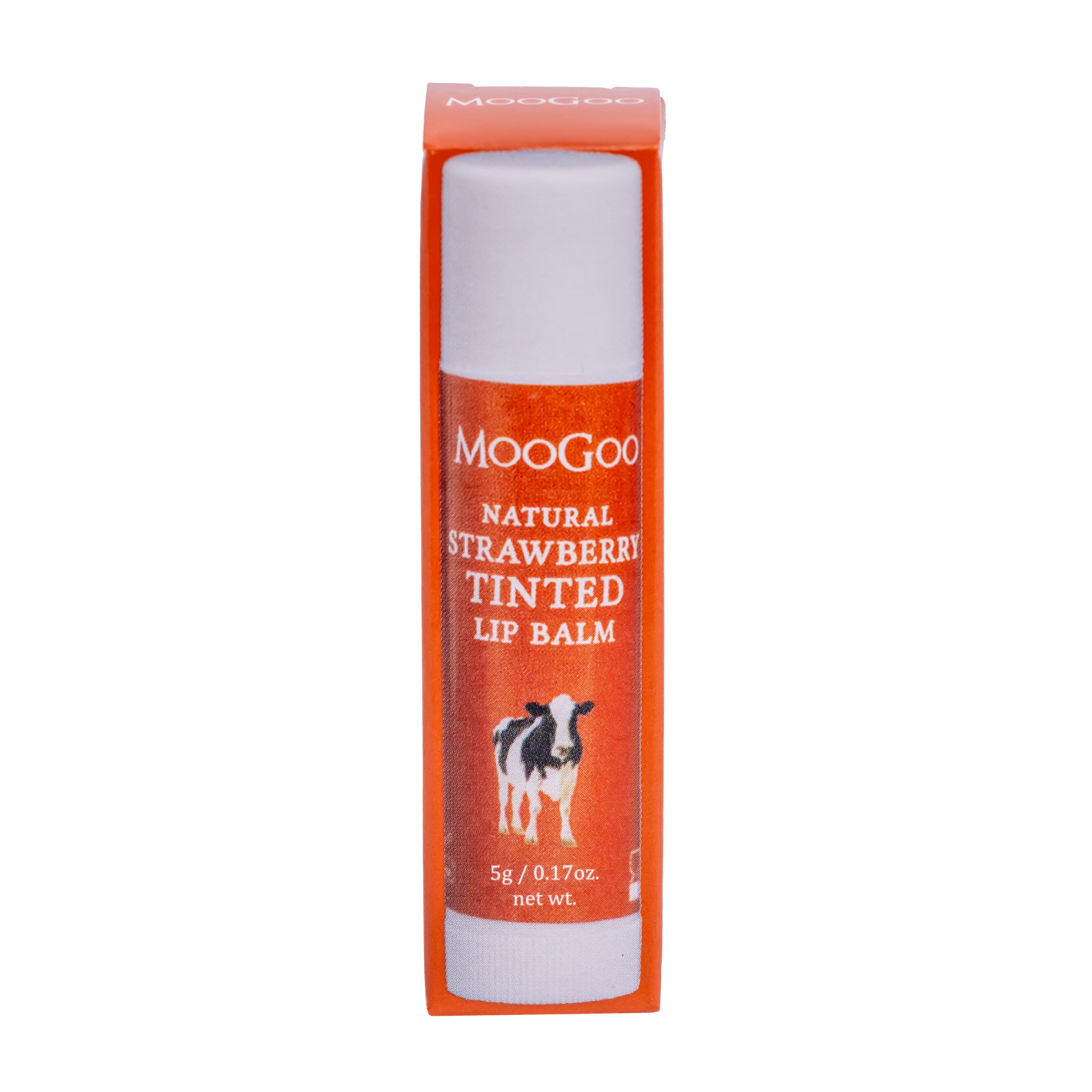 MooGoo Lip Balm Tinted Strawberry 5g - Image 1