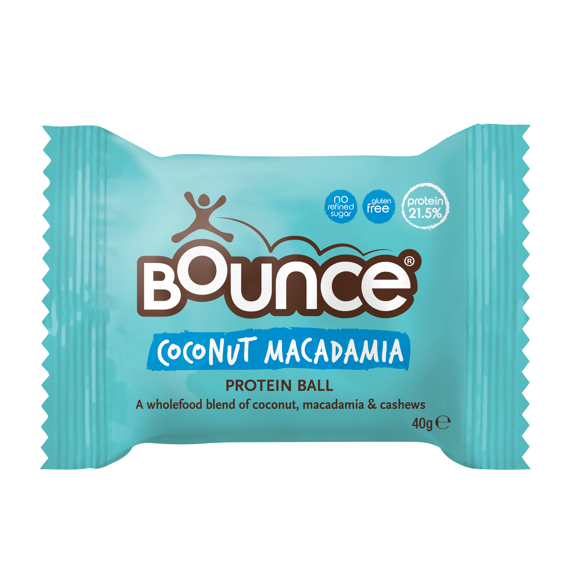 Bounce Natural Energy Ball Coconut Macadamia 40g - Image 1