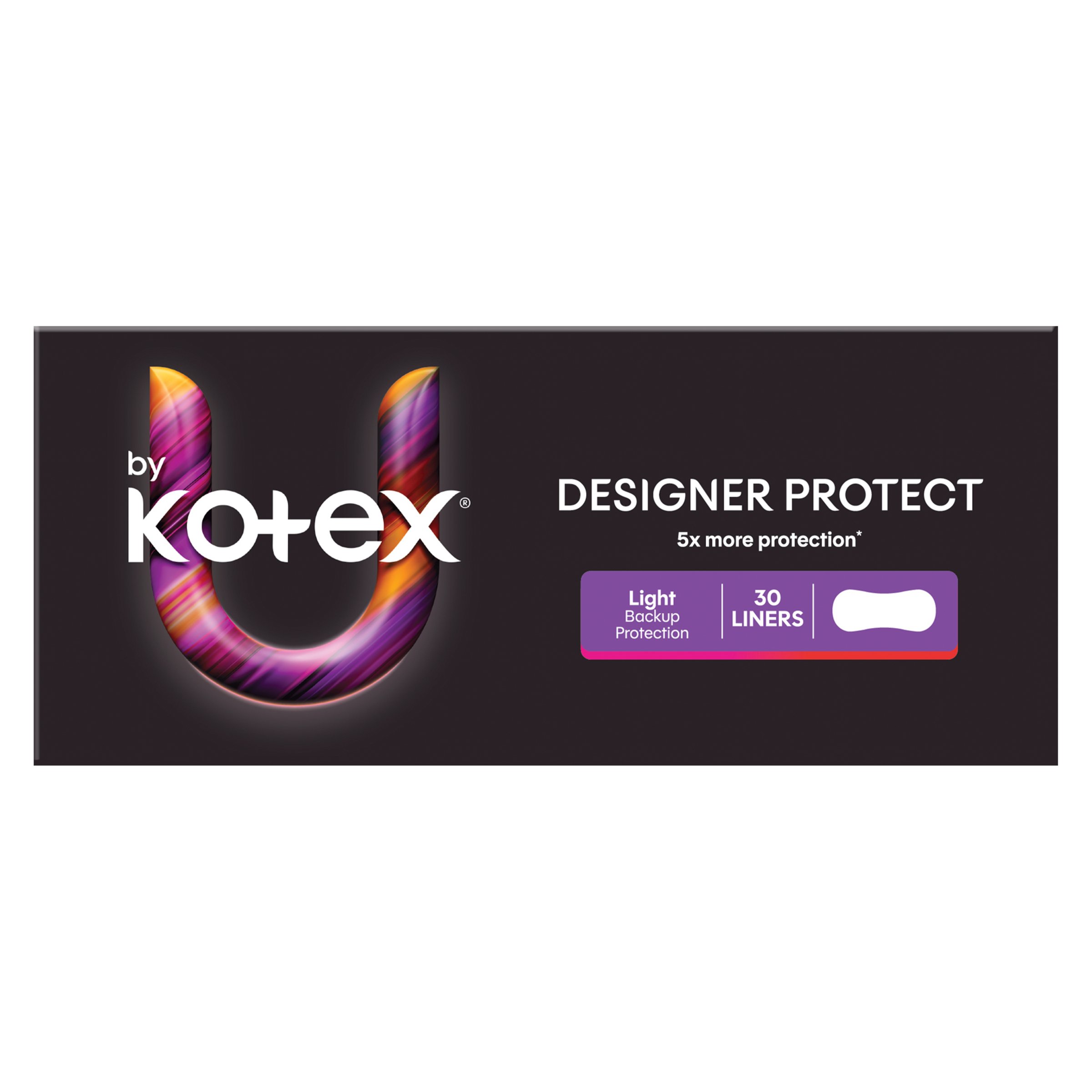 U by Kotex Liners Design Protect 30 pack - Image 1
