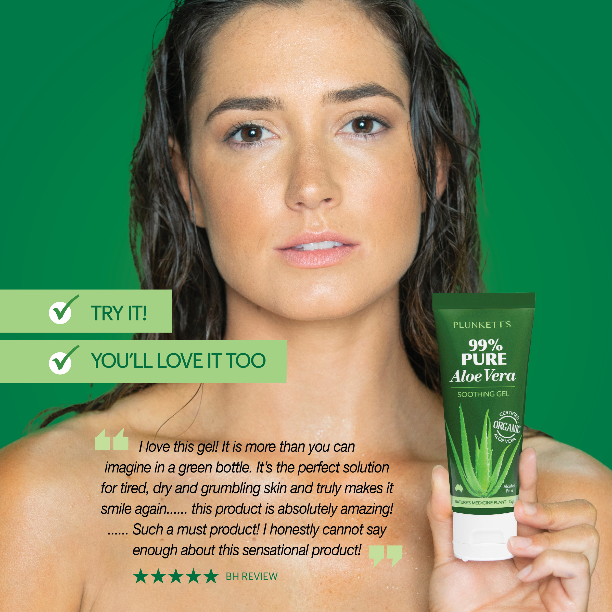 Plunkett's 99% Pure Aloe Vera Soothing Gel 150g - Image 10