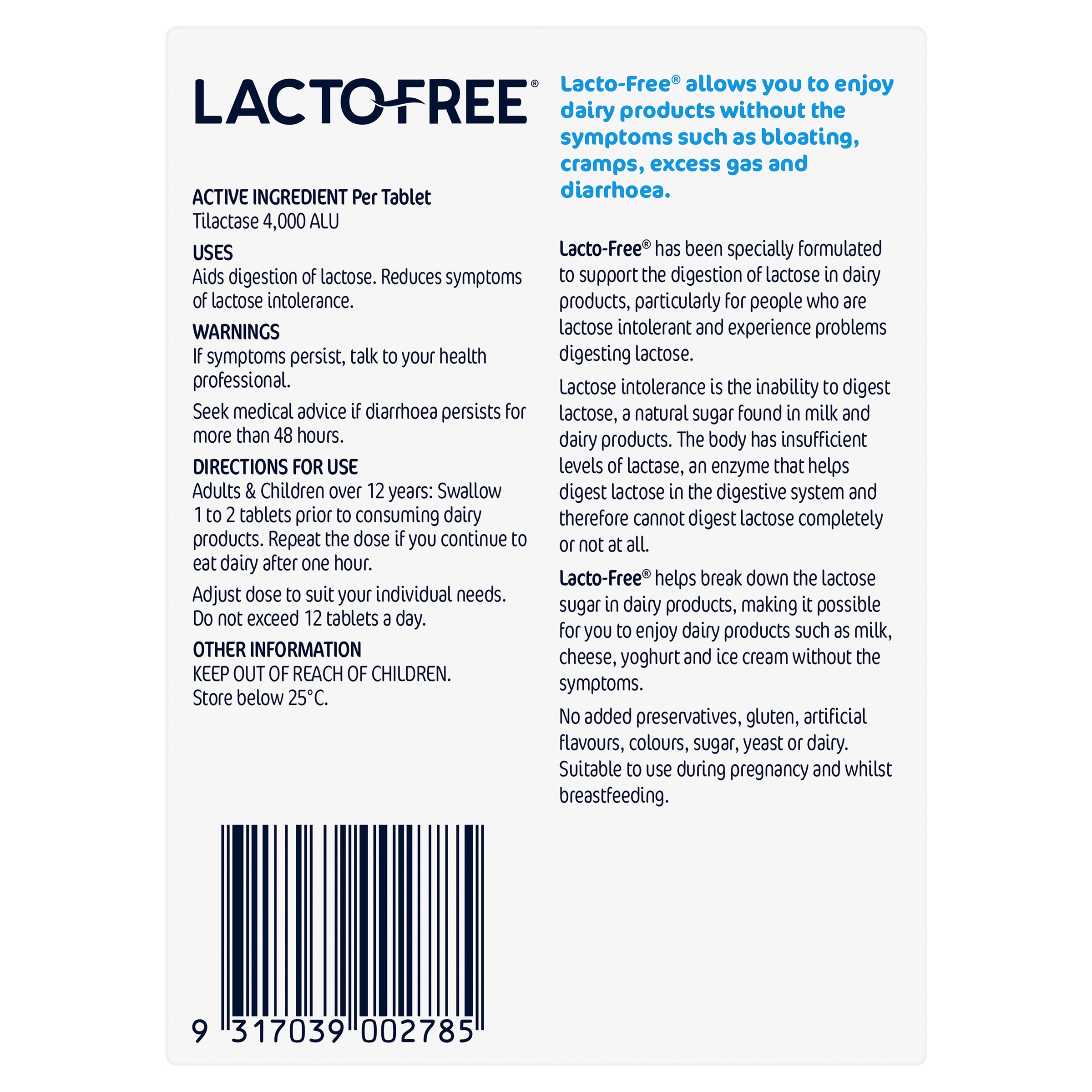 Lacto-Free 100 tablets - Image 2