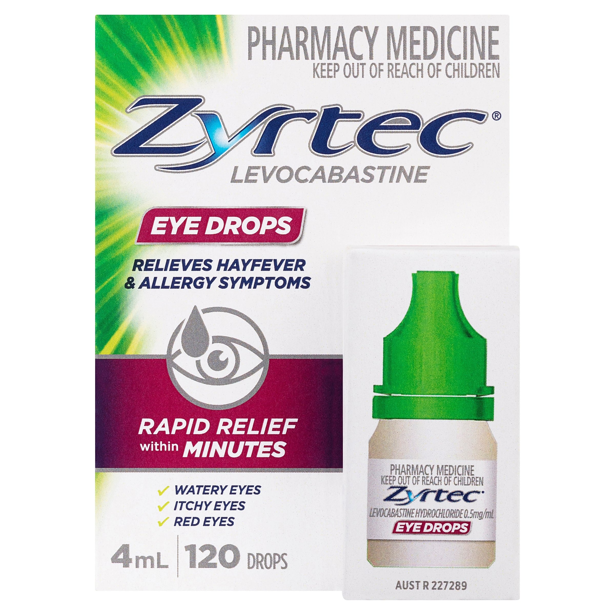 Zyrtec Eye Drops 4ml - Image 1