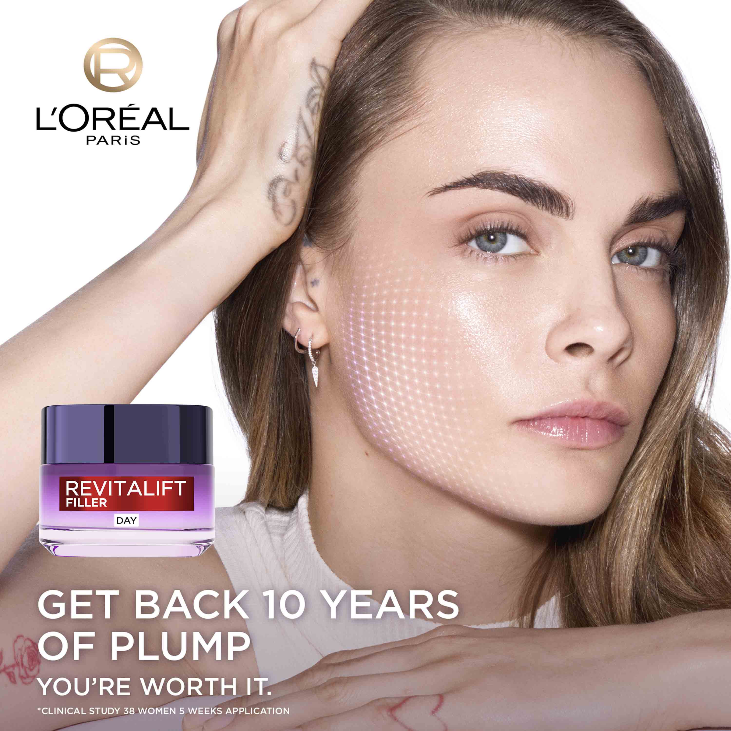 L'Oreal Paris Revitalift Filler Day Cream 50ml - Image 3