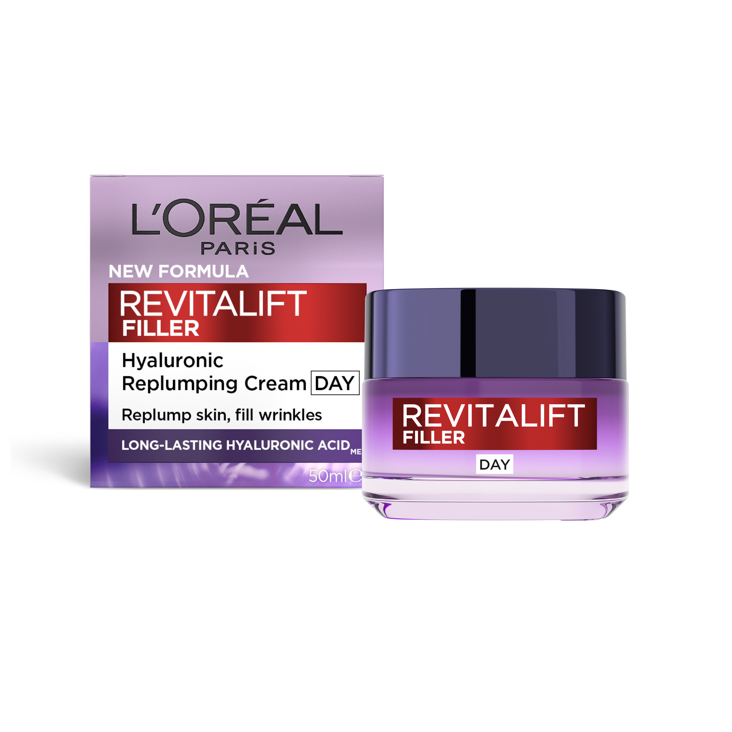 L'Oreal Paris Revitalift Filler Day Cream 50ml - Image 1