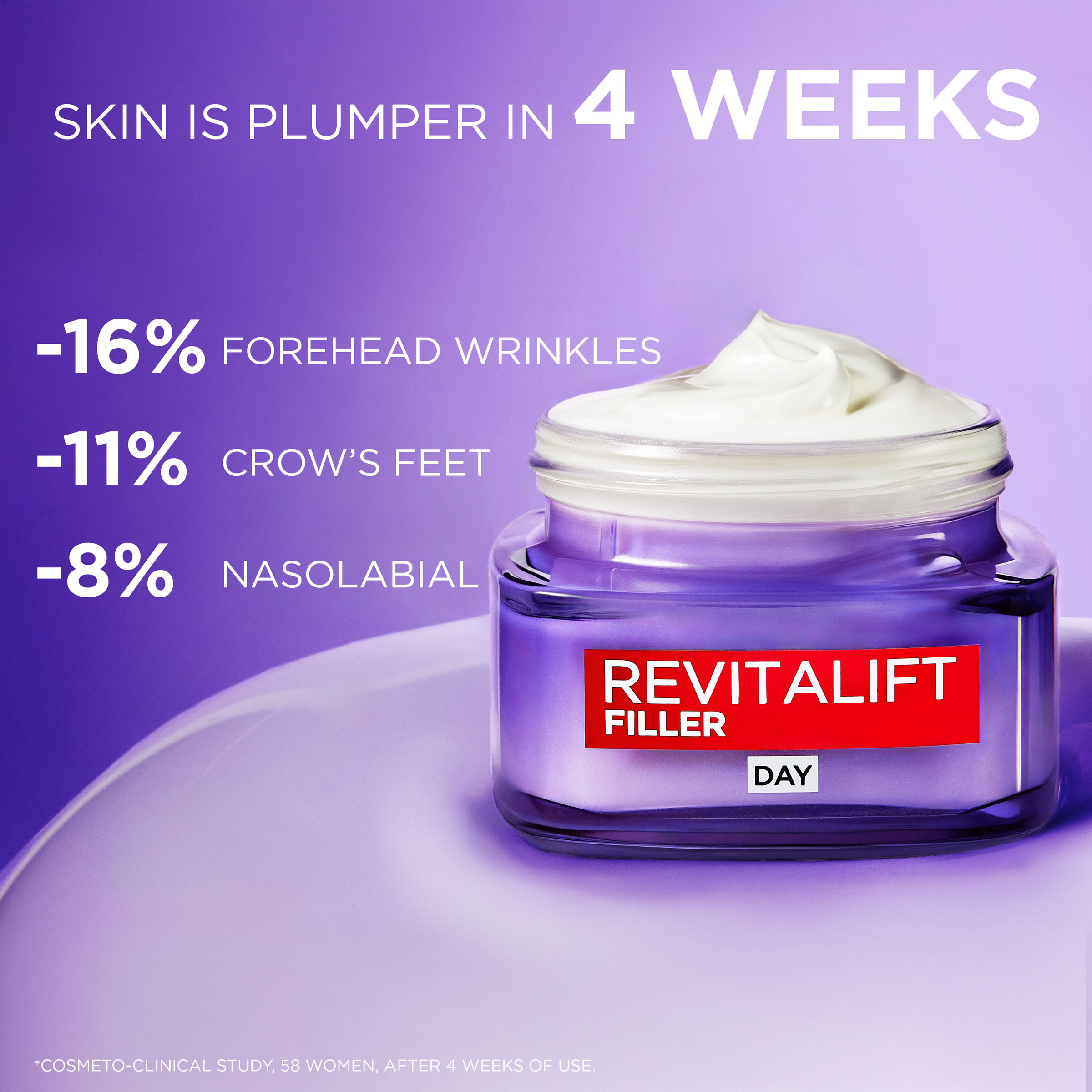 L'Oreal Paris Revitalift Filler Day Cream 50ml - Image 6