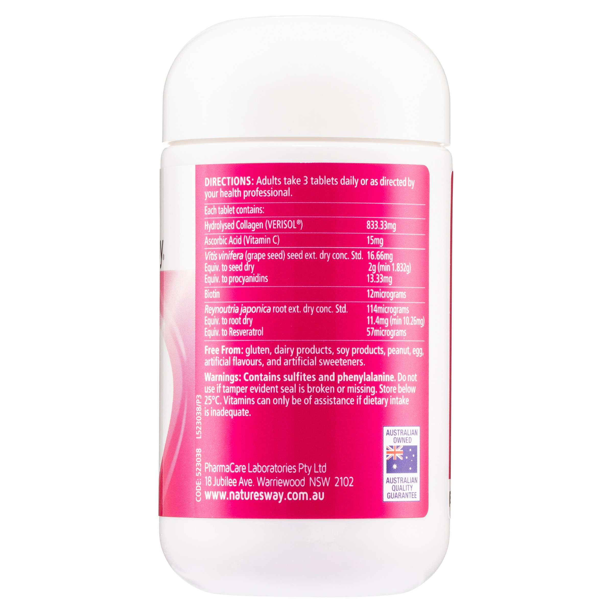 Nature's Way Beauty Collagen 60 tablets - Image 9