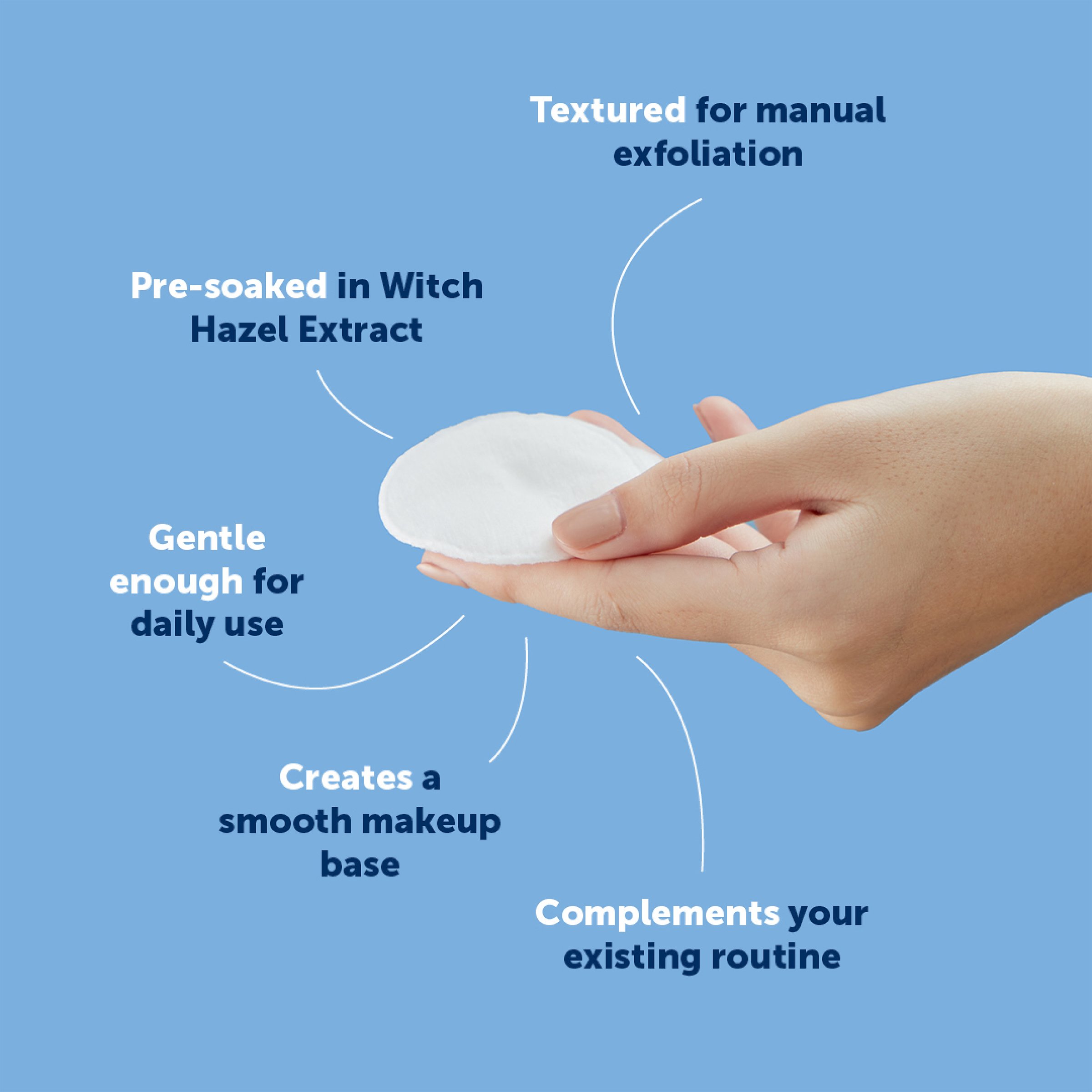 TN Dickinson's Witch Hazel Cleansing Pads 60 pack - Image 6