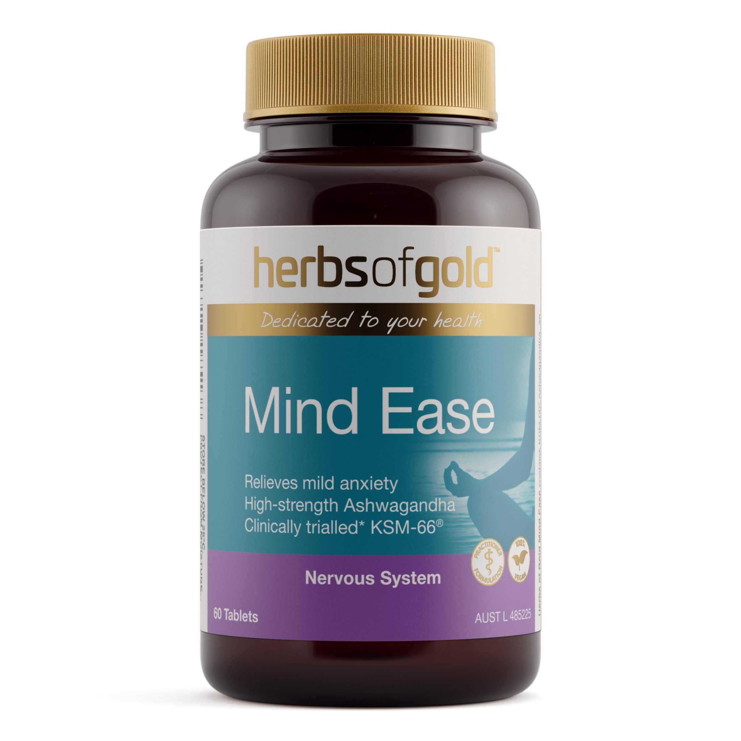 Herbs of Gold Mind Ease 60 tablets - Image 1