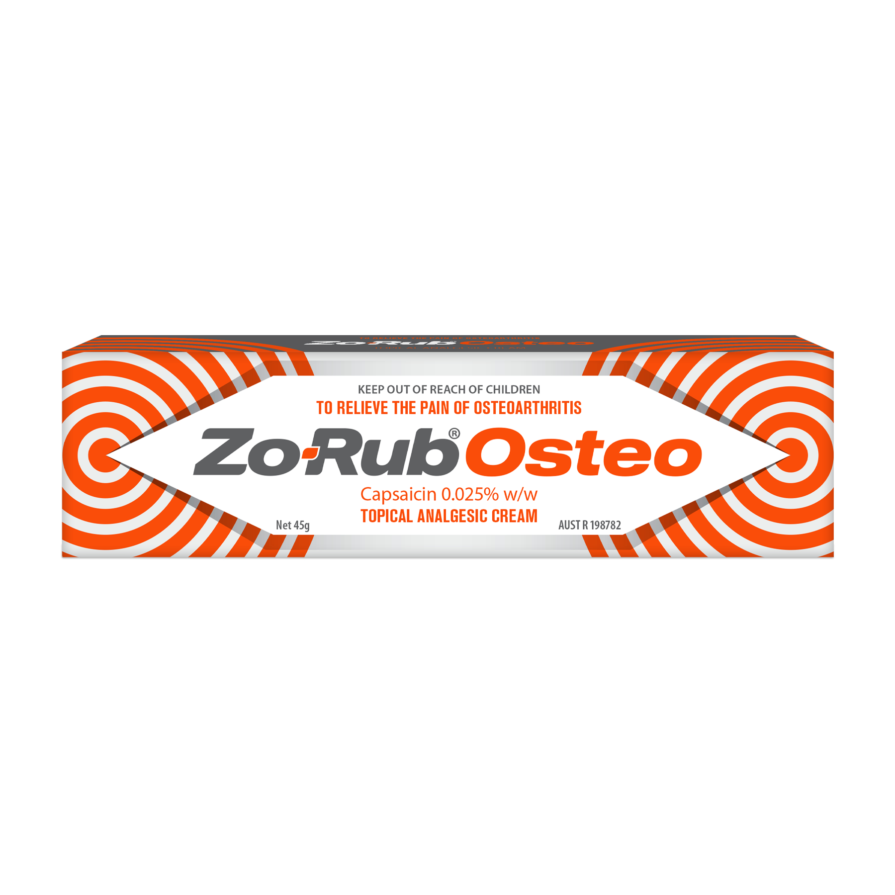 Zo-Rub OA Topical Analgesic Cream 0.025% - 45g - Image 5