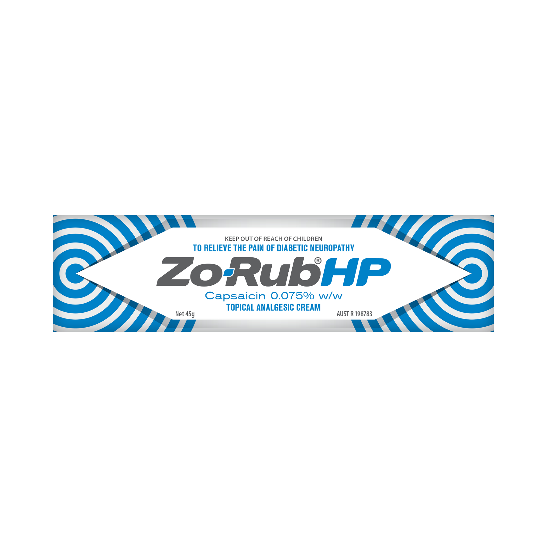 Zo-Rub HP Topical Analgesic Cream 0.075% - 45g - Image 1