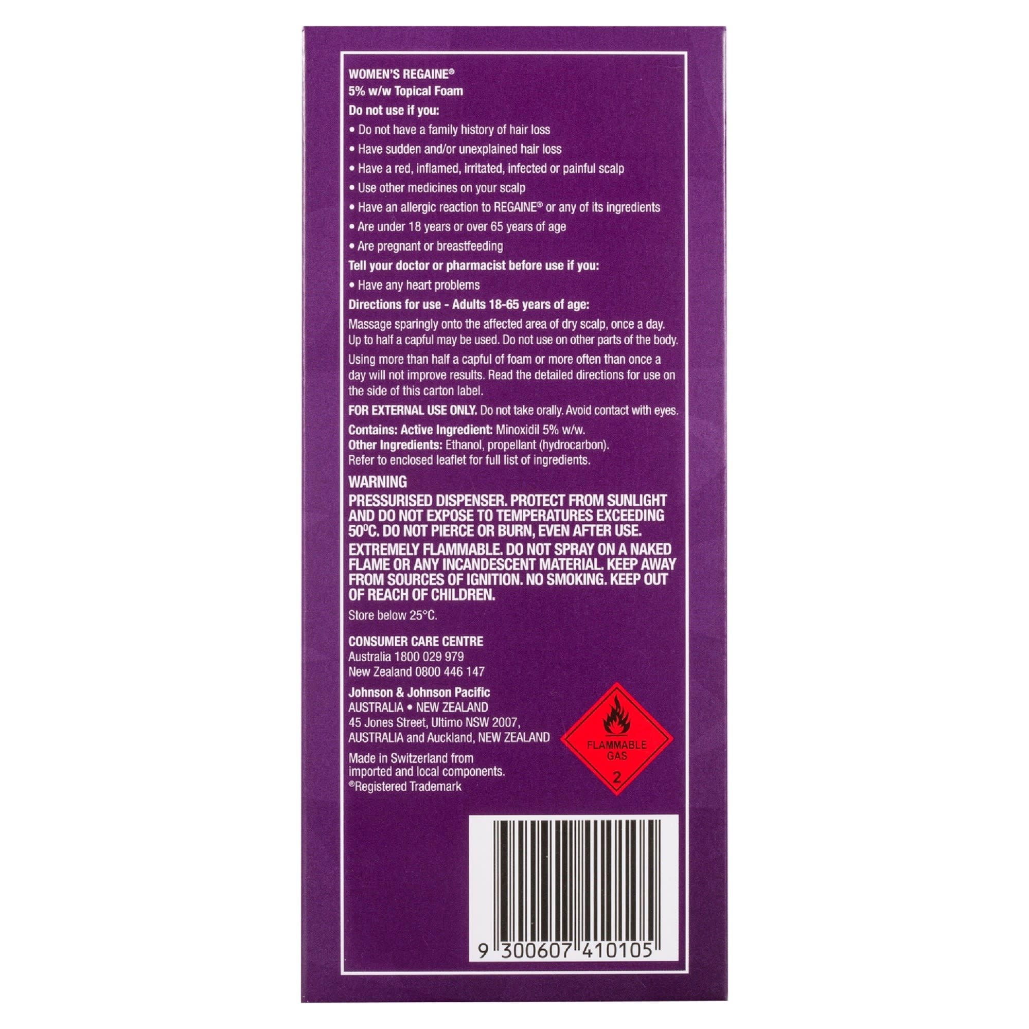 Regaine Hair Loss Foam Treatment For Women 2 Month Supply 60g - Image 2