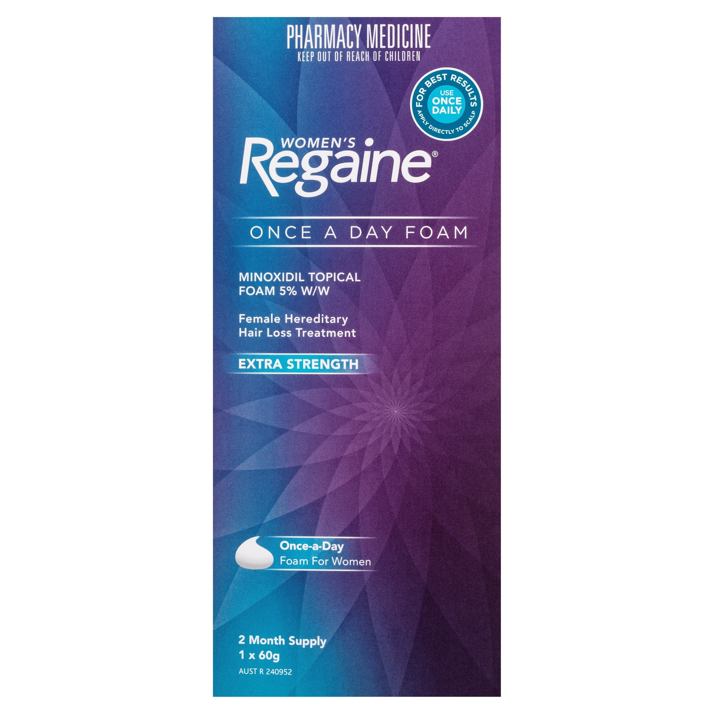 Regaine Hair Loss Foam Treatment For Women 2 Month Supply 60g - Image 1