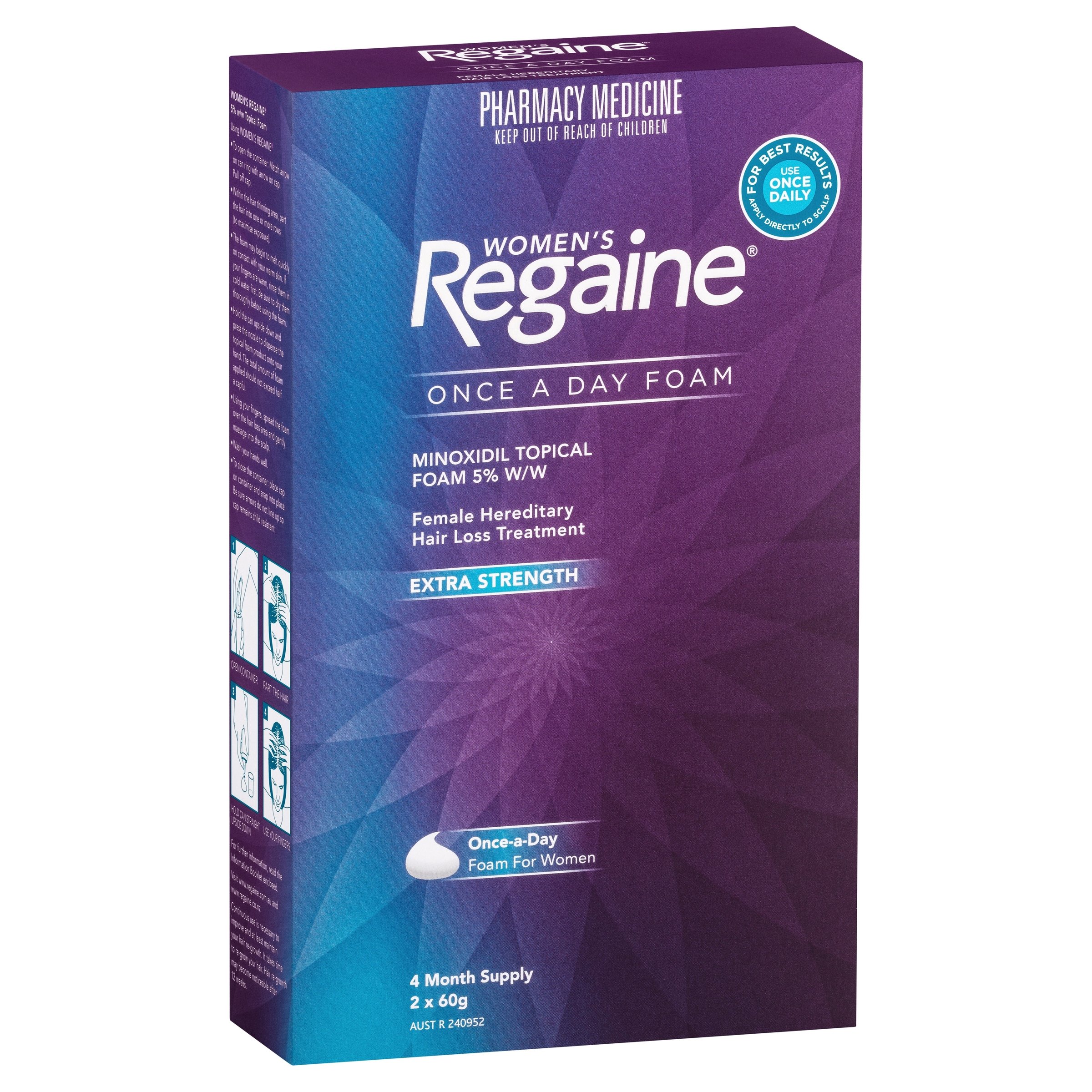 Regaine Hair Loss Foam Treatment For Women 4 Month Supply 120g - Image 8