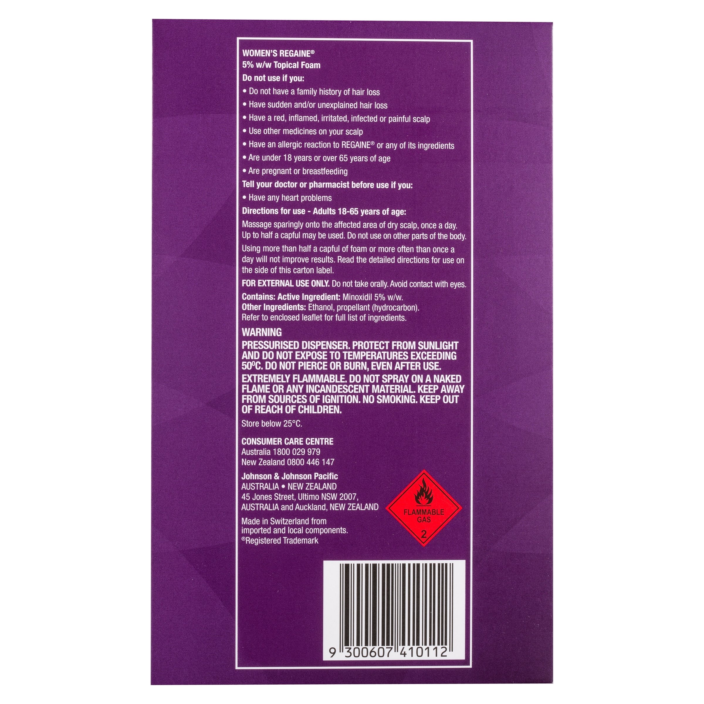 Regaine Hair Loss Foam Treatment For Women 4 Month Supply 120g - Image 2