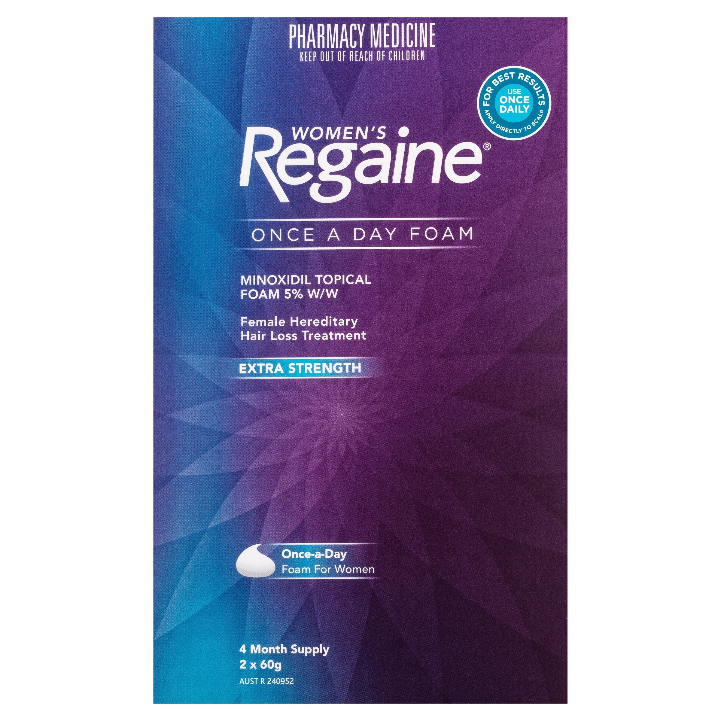 Regaine Hair Loss Foam Treatment For Women 4 Month Supply 120g - Image 1