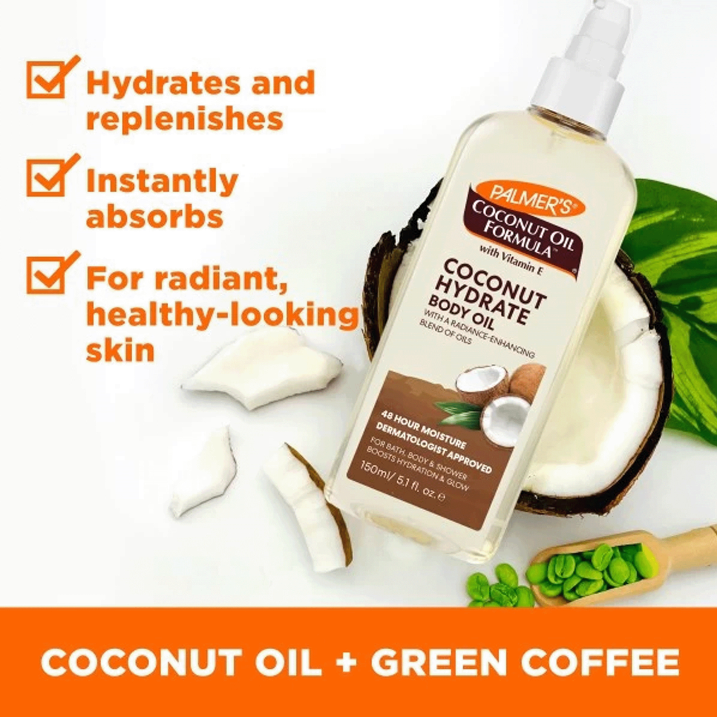 Palmer's Coconut Formula Body Oil 150ml - Image 3