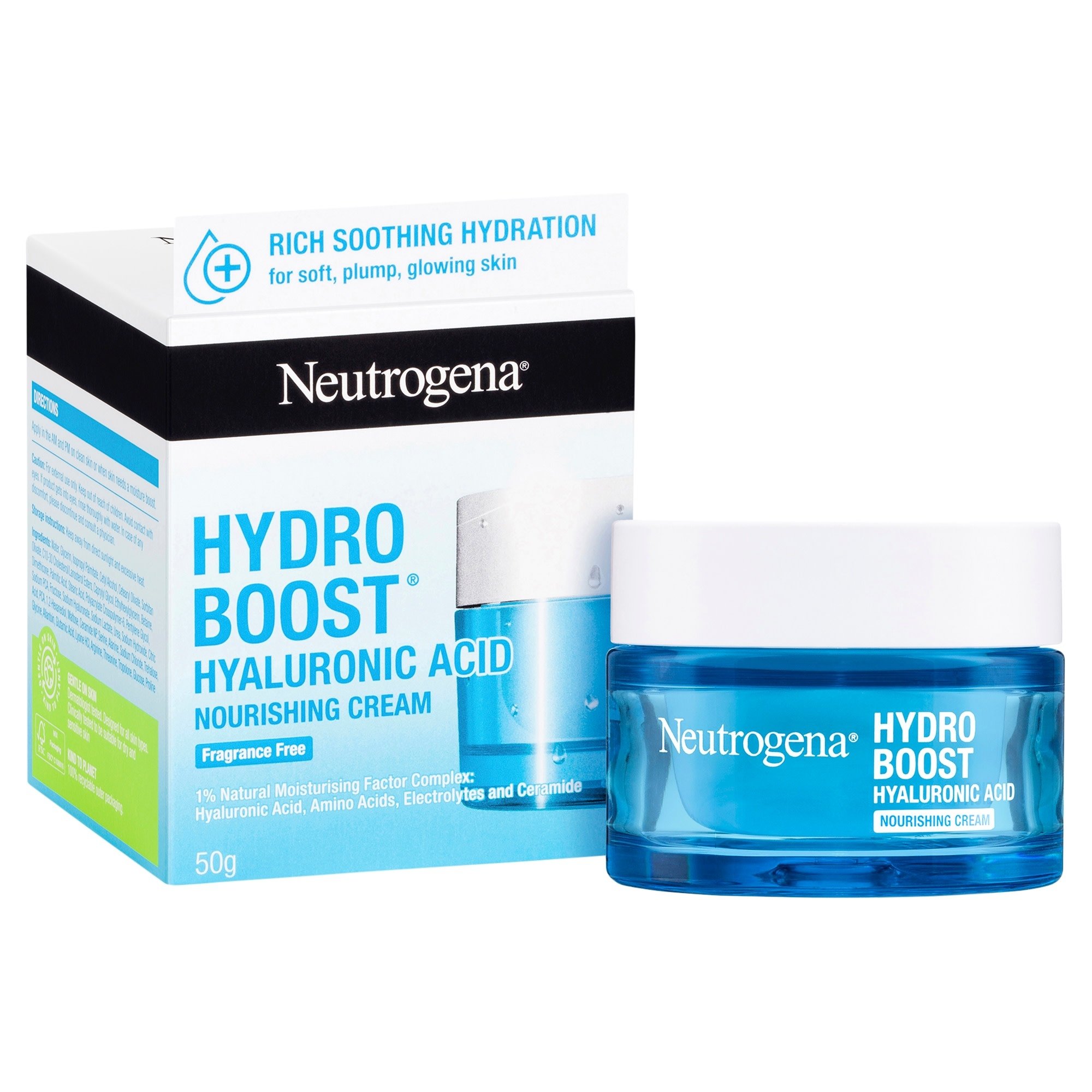 Neutrogena Hydro Boost Hyaluronic Acid Nourishing Cream 50g - Image 11
