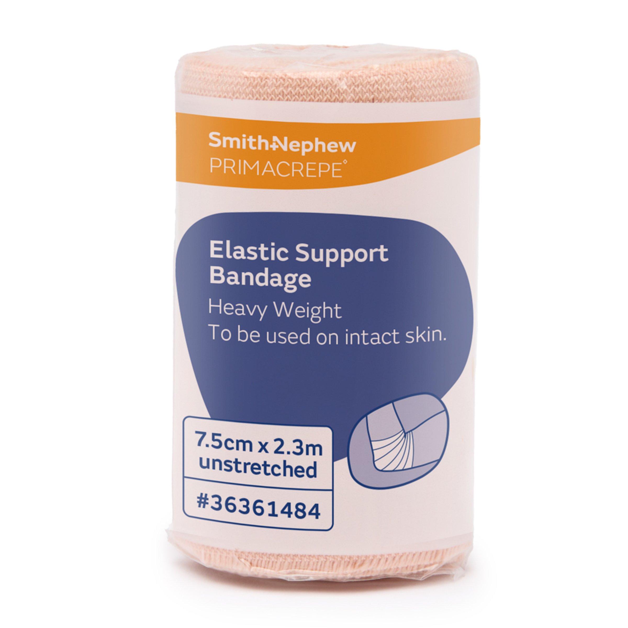 Primacrepe Heavy Tan 7.5cm X 2.3m - 1 roll