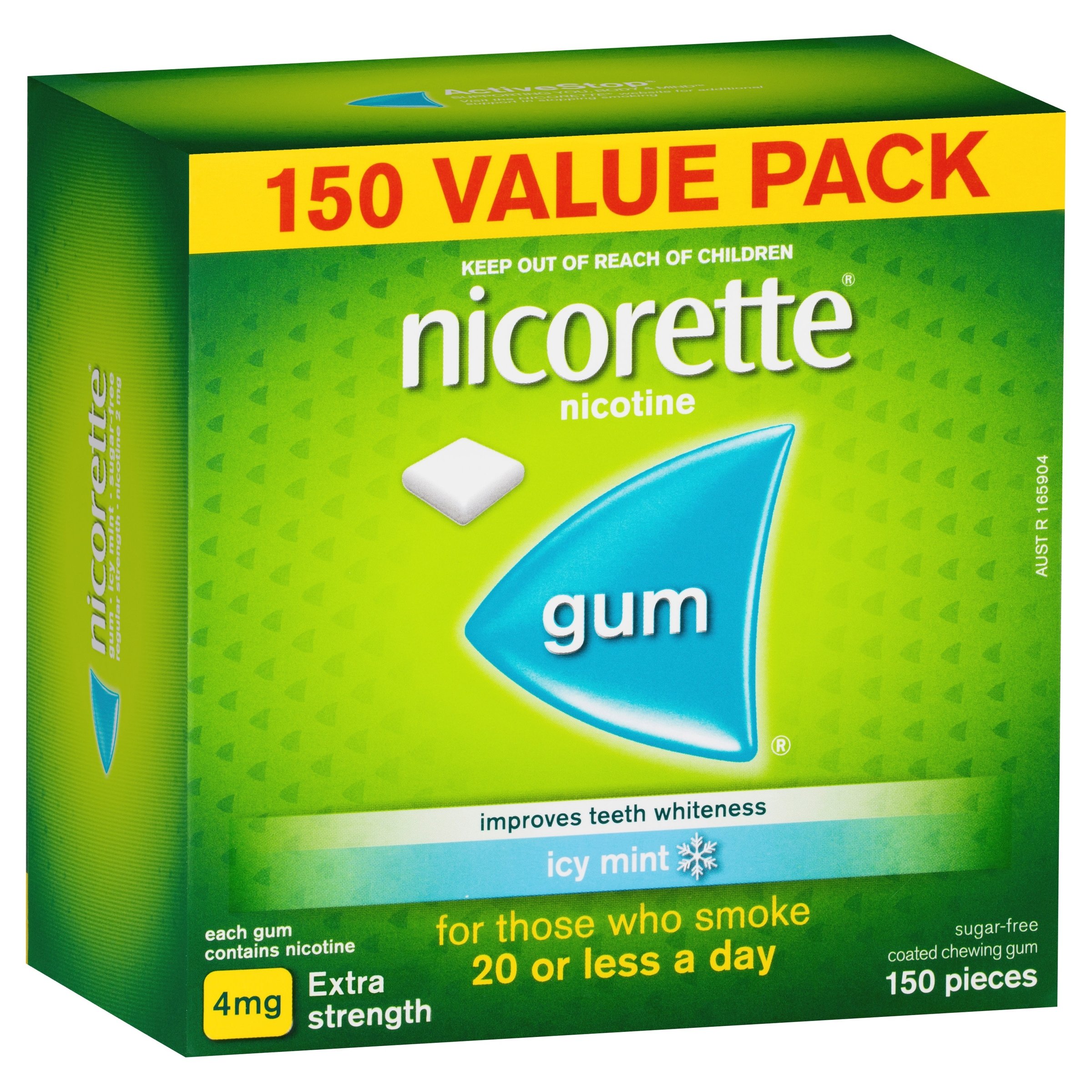 Nicorette Icy Mint Gum 4mg - 150 pieces - Image 3