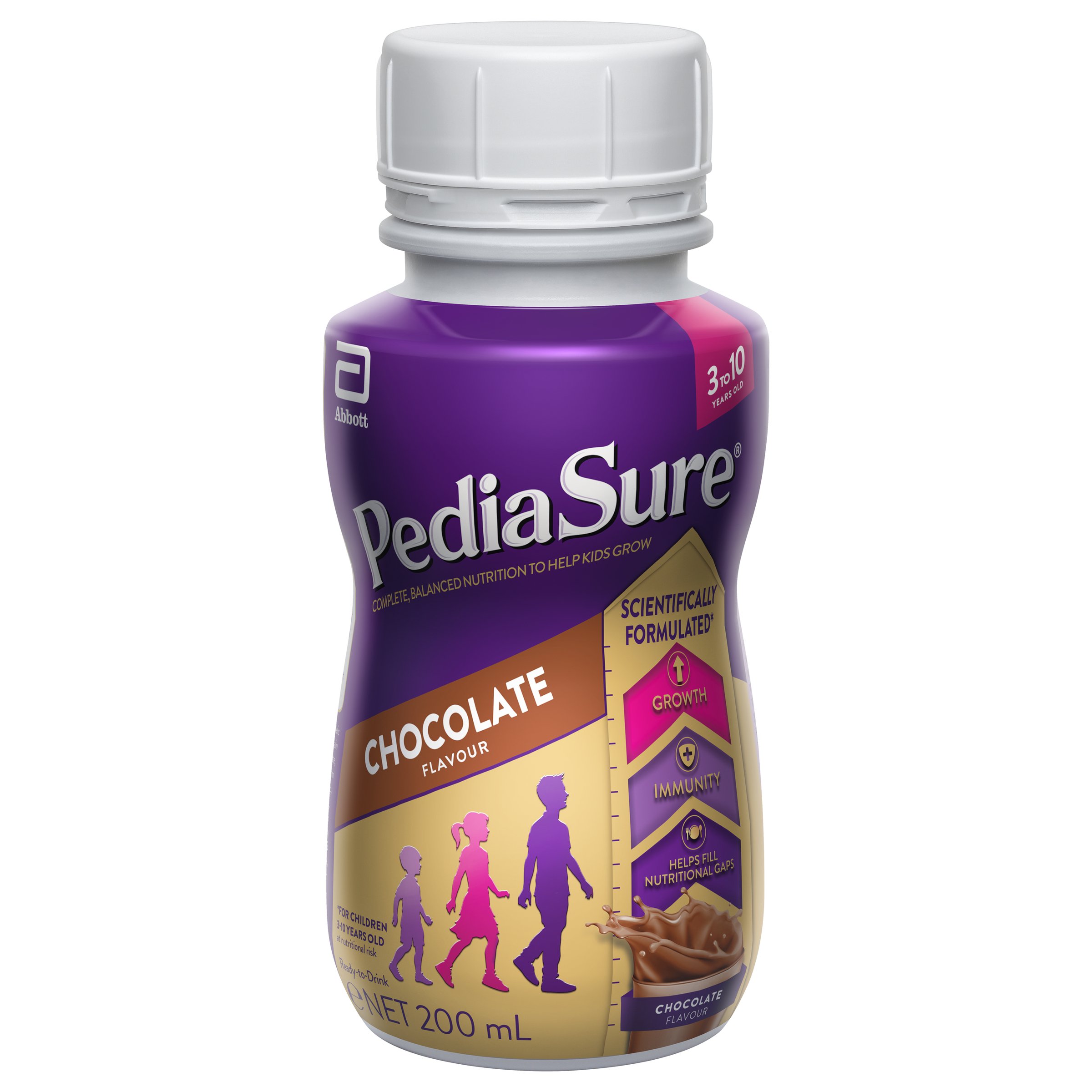 PediaSure Ready To Drink Bottle Chocolate 200ml - Image 1