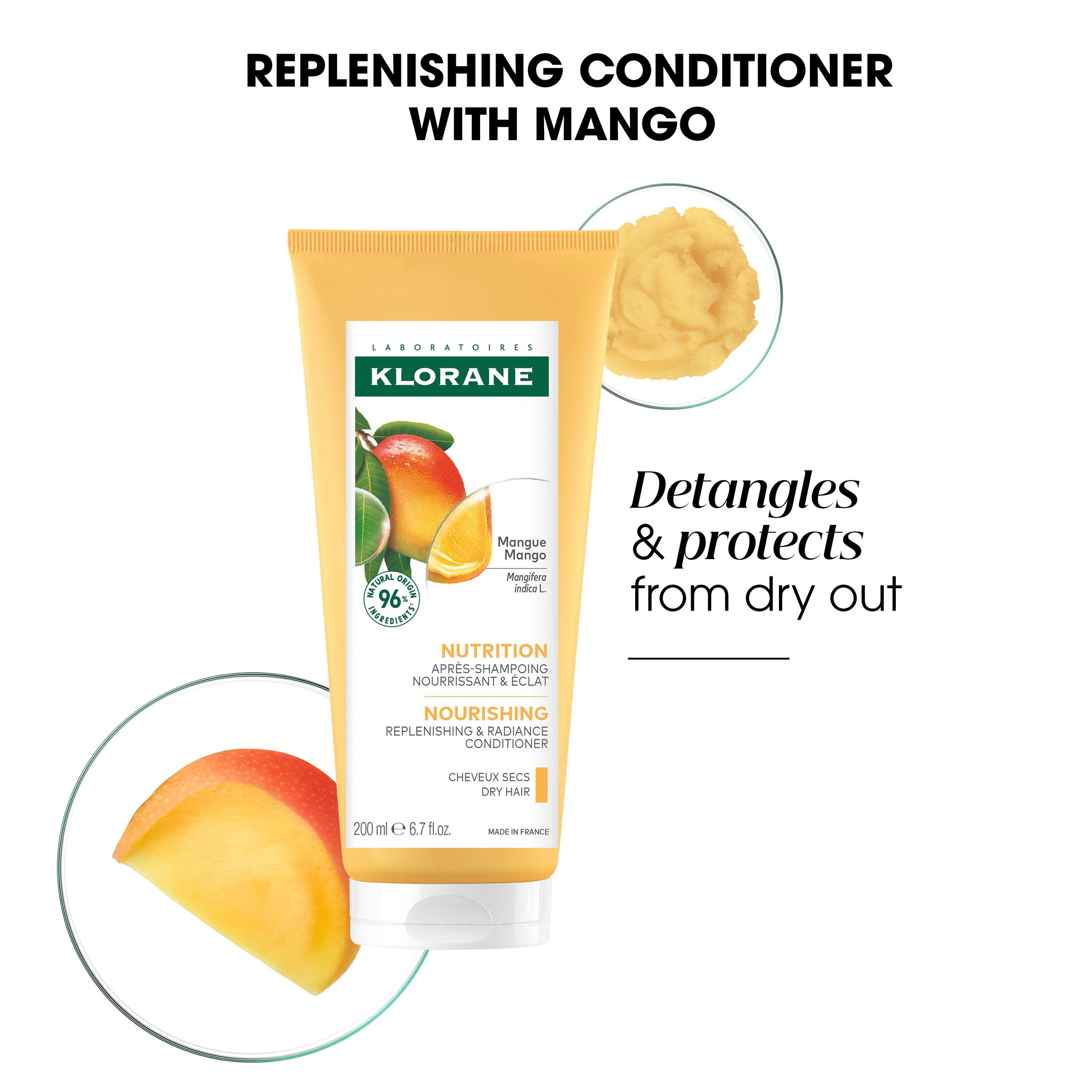 Klorane Conditioner With Mango Butter 200ml - Image 6