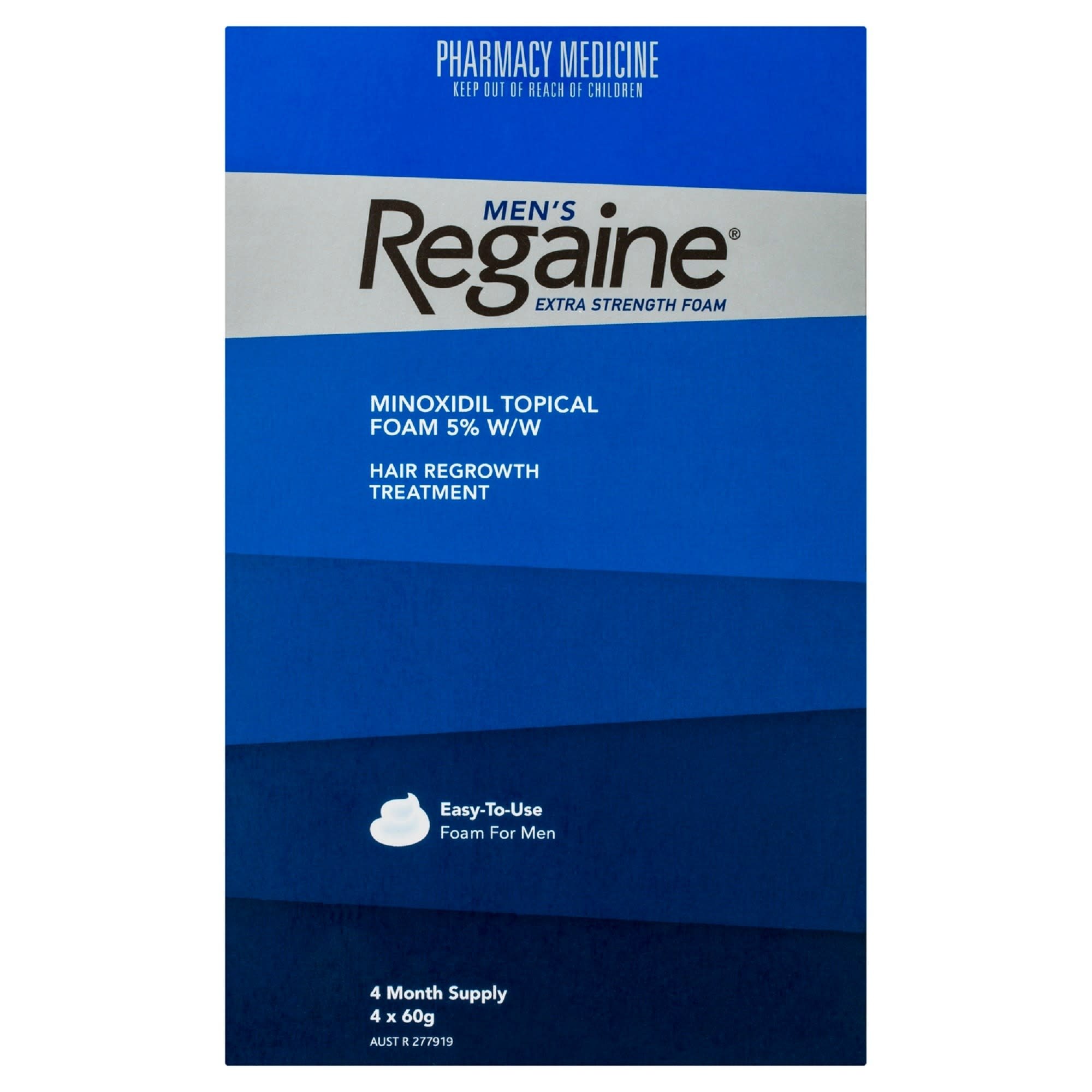 Regaine Men's Extra Strength Foam 4 Months Supply 240g - Image 1