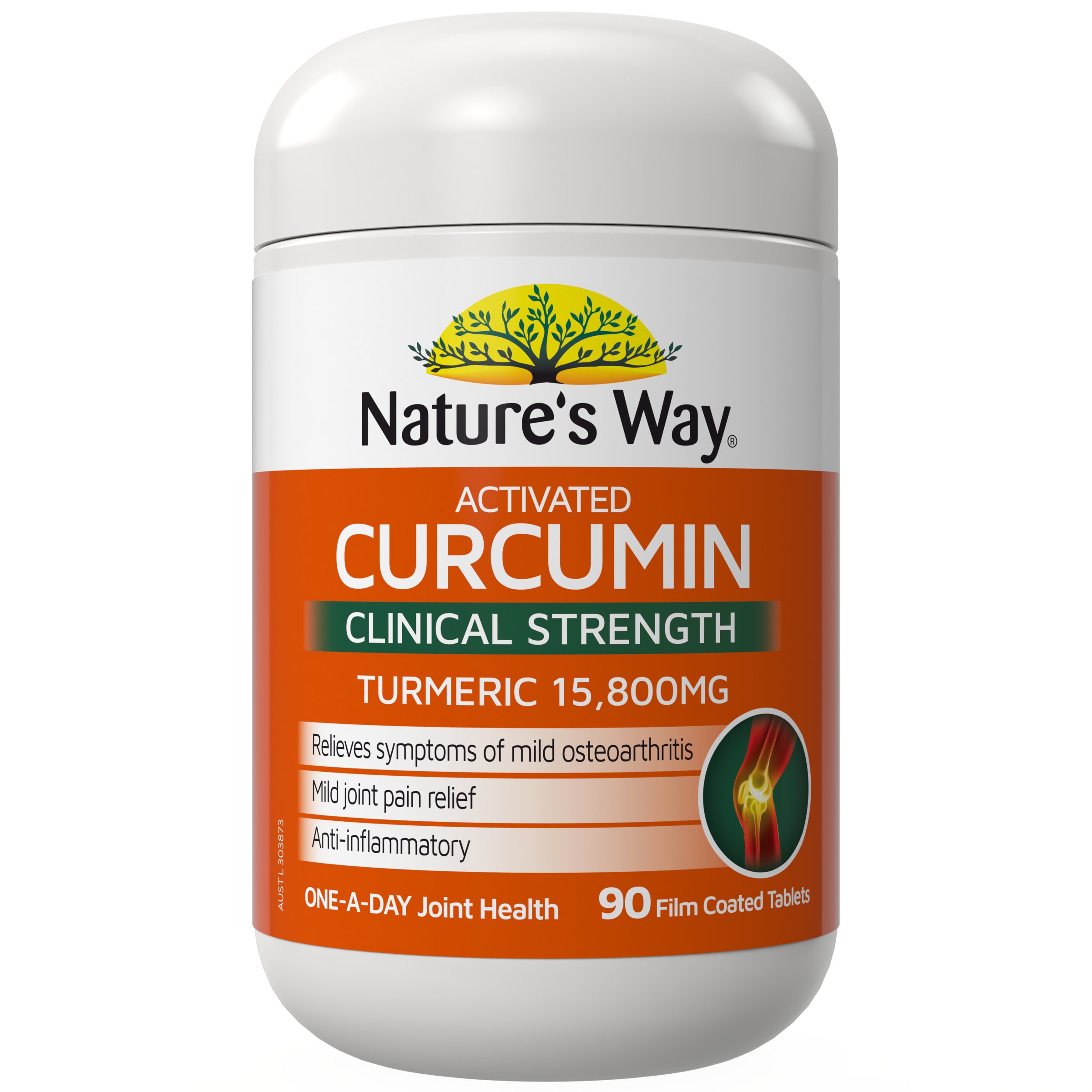 Nature's Way Activated Curcumin 90 tablets - Image 1