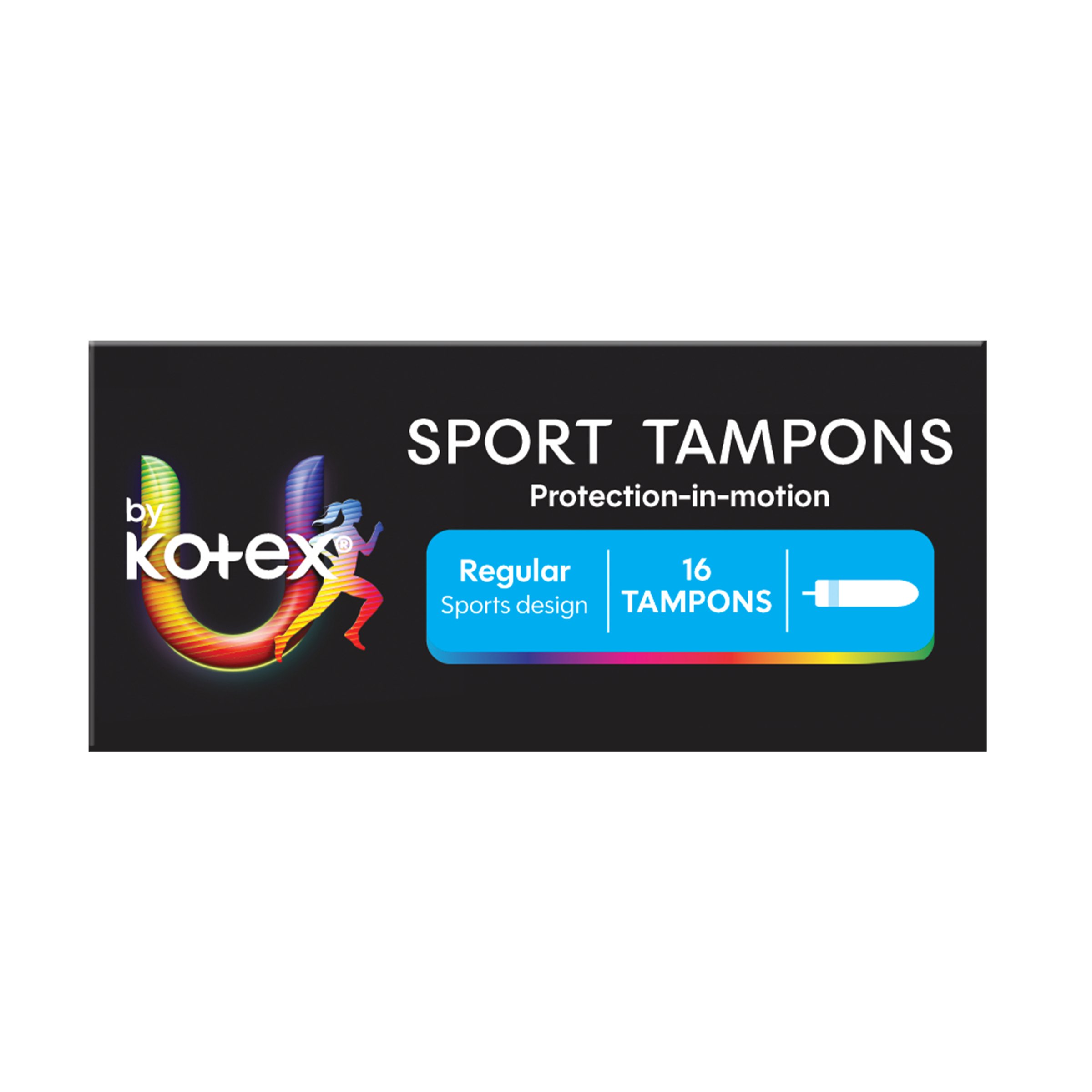 U By Kotex Sport Tampons Regular 16 pack - Image 4