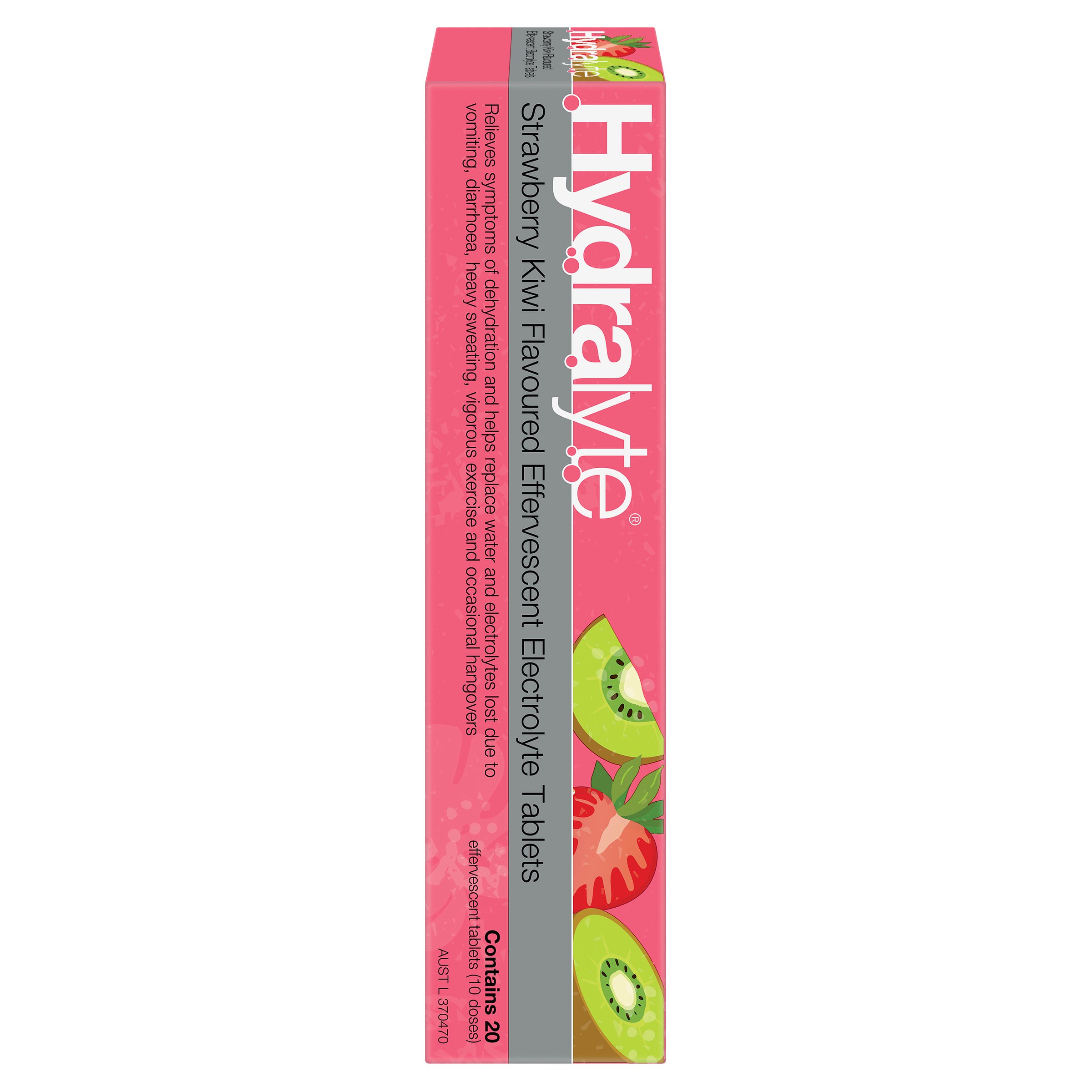 Hydralyte Effervescent Strawberry Kiwi 20 tablets - Image 1