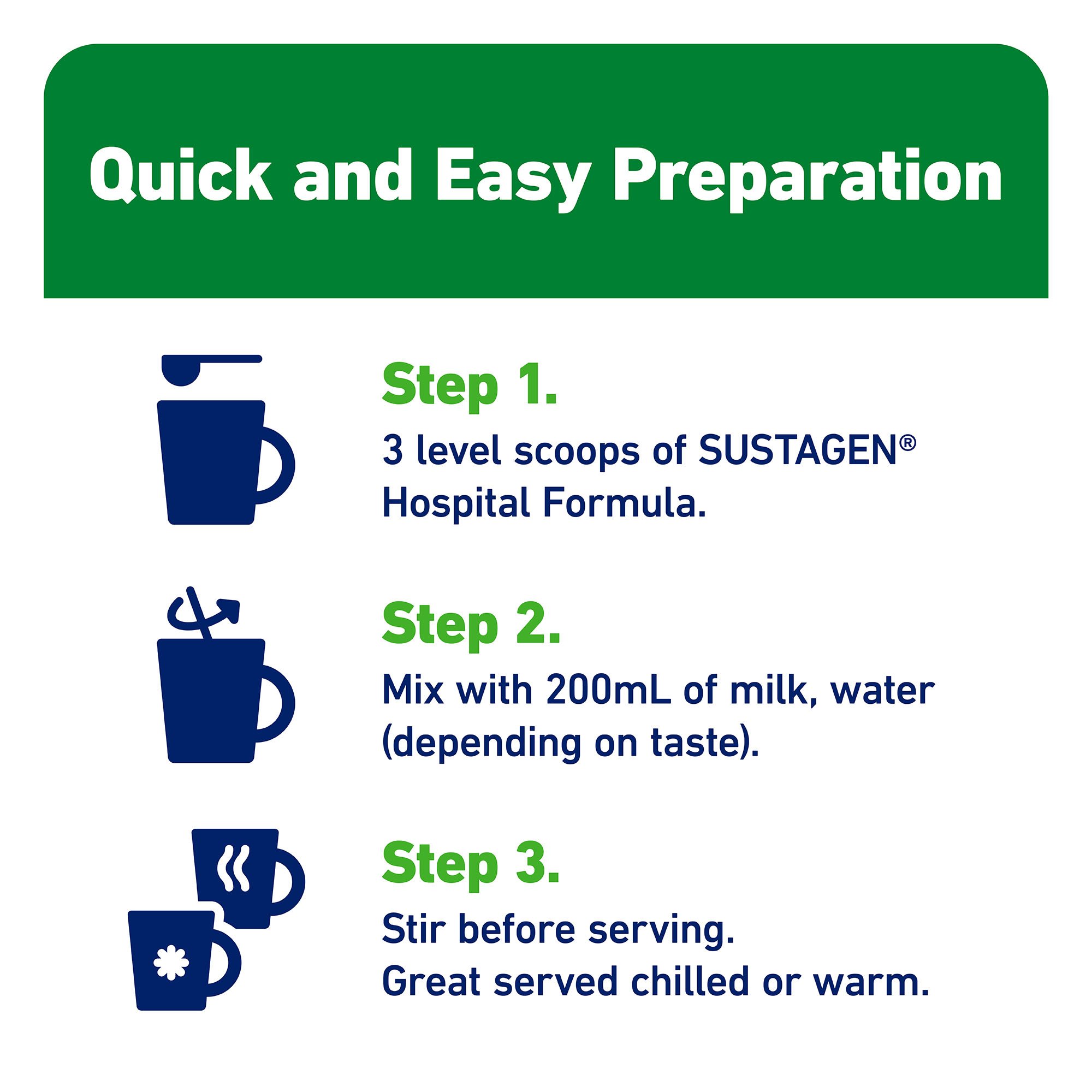 Sustagen Hospital Formula Plus Fibre Chocolate Flavour 840g - Image 6