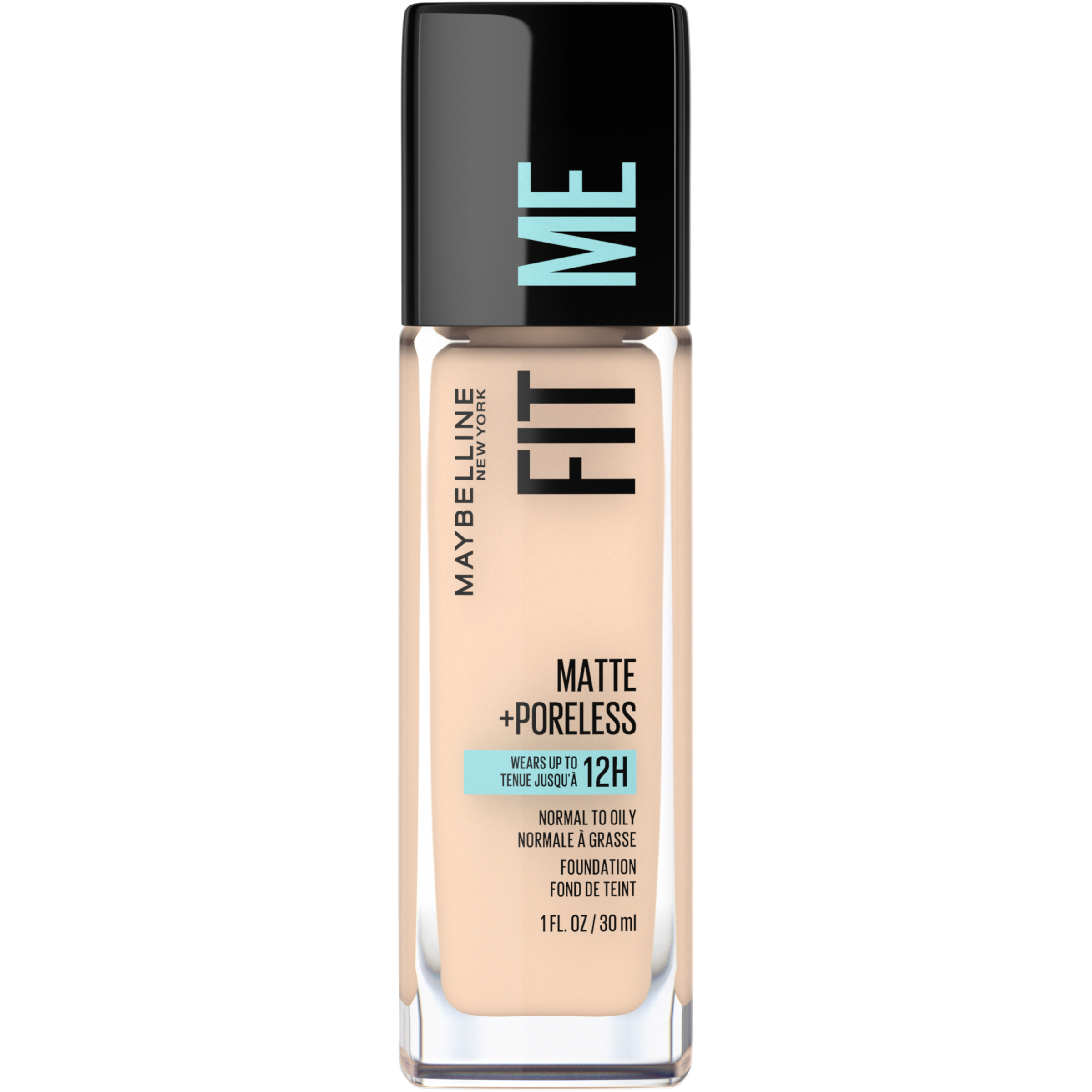 Maybelline Fit Me Matte & Poreless Foundation Natrual Ivory 1 each - Image 1