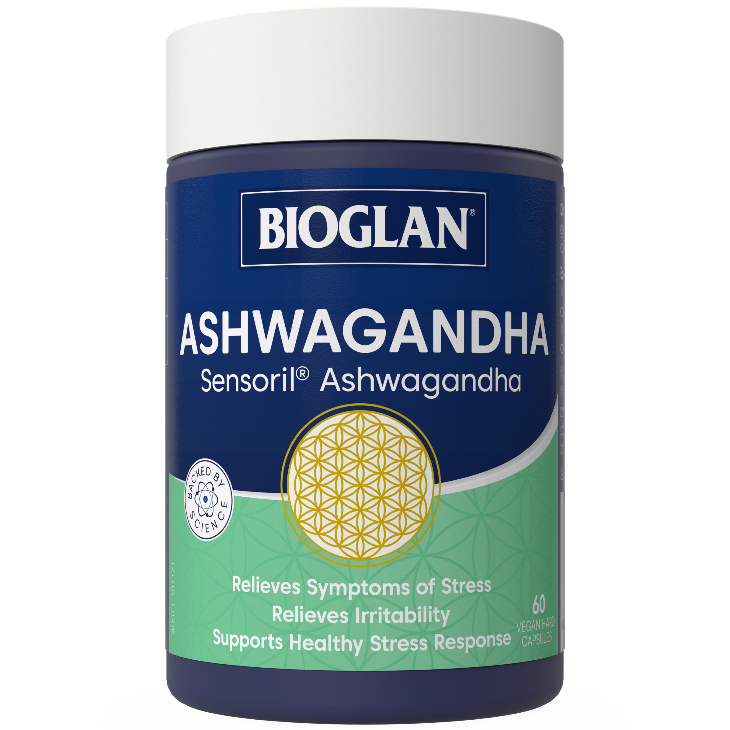 Bioglan Ashwagandha 60 capsules - Image 1