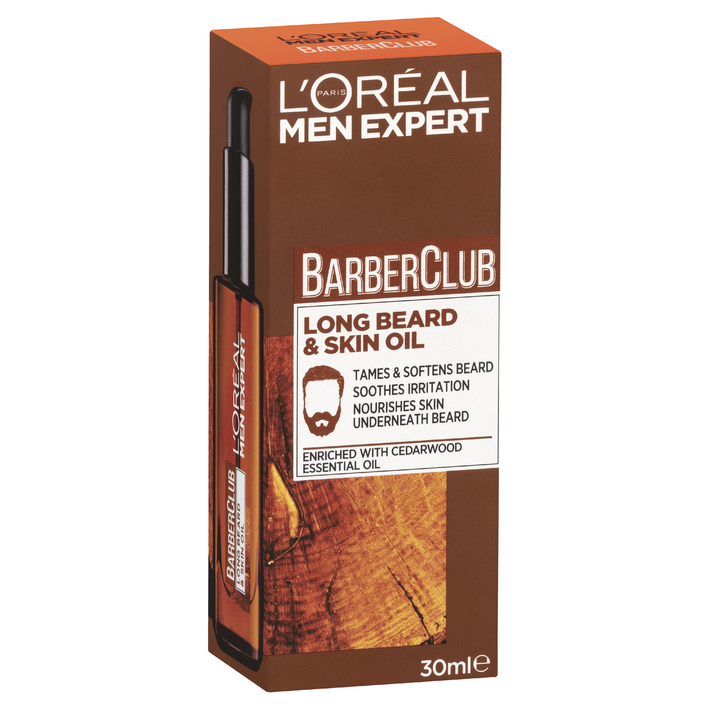L'Oreal Paris Men Expert Barber Club Beard Oil 30ml - Image 1